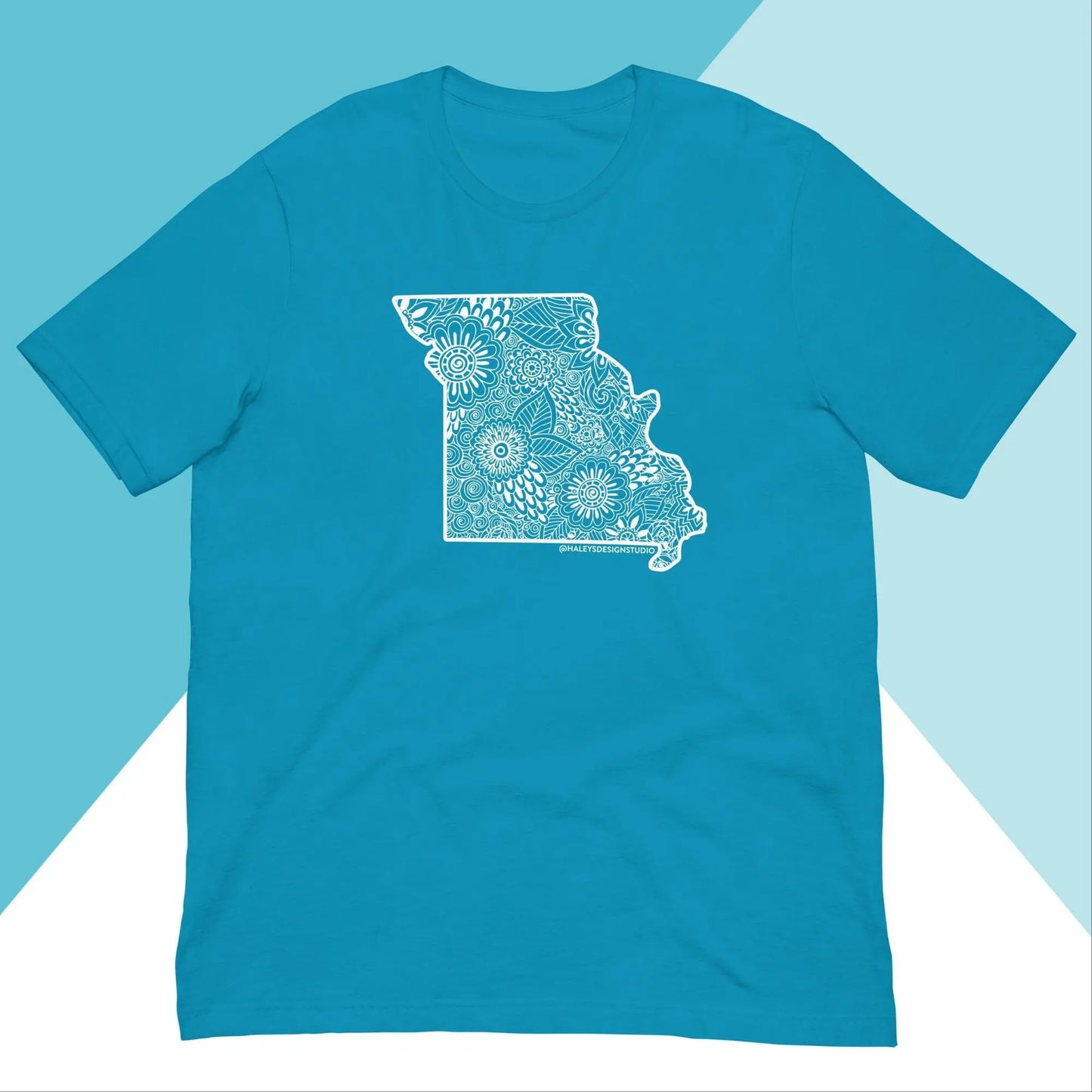 Missouri Floral Mandala Unisex Shirt North Owl Apparel