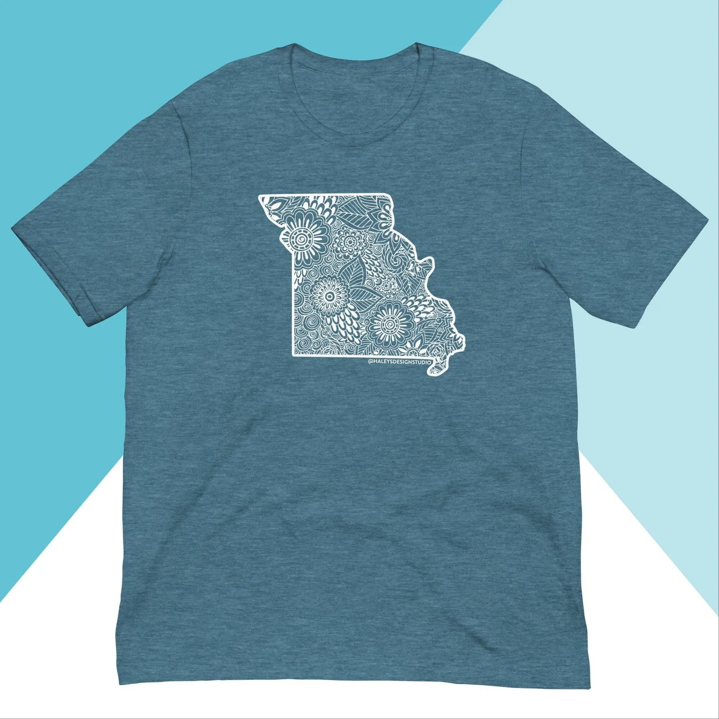 Missouri Floral Mandala Unisex Shirt North Owl Apparel