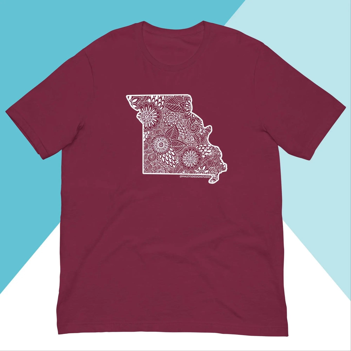 Missouri Floral Mandala Unisex Shirt North Owl Apparel