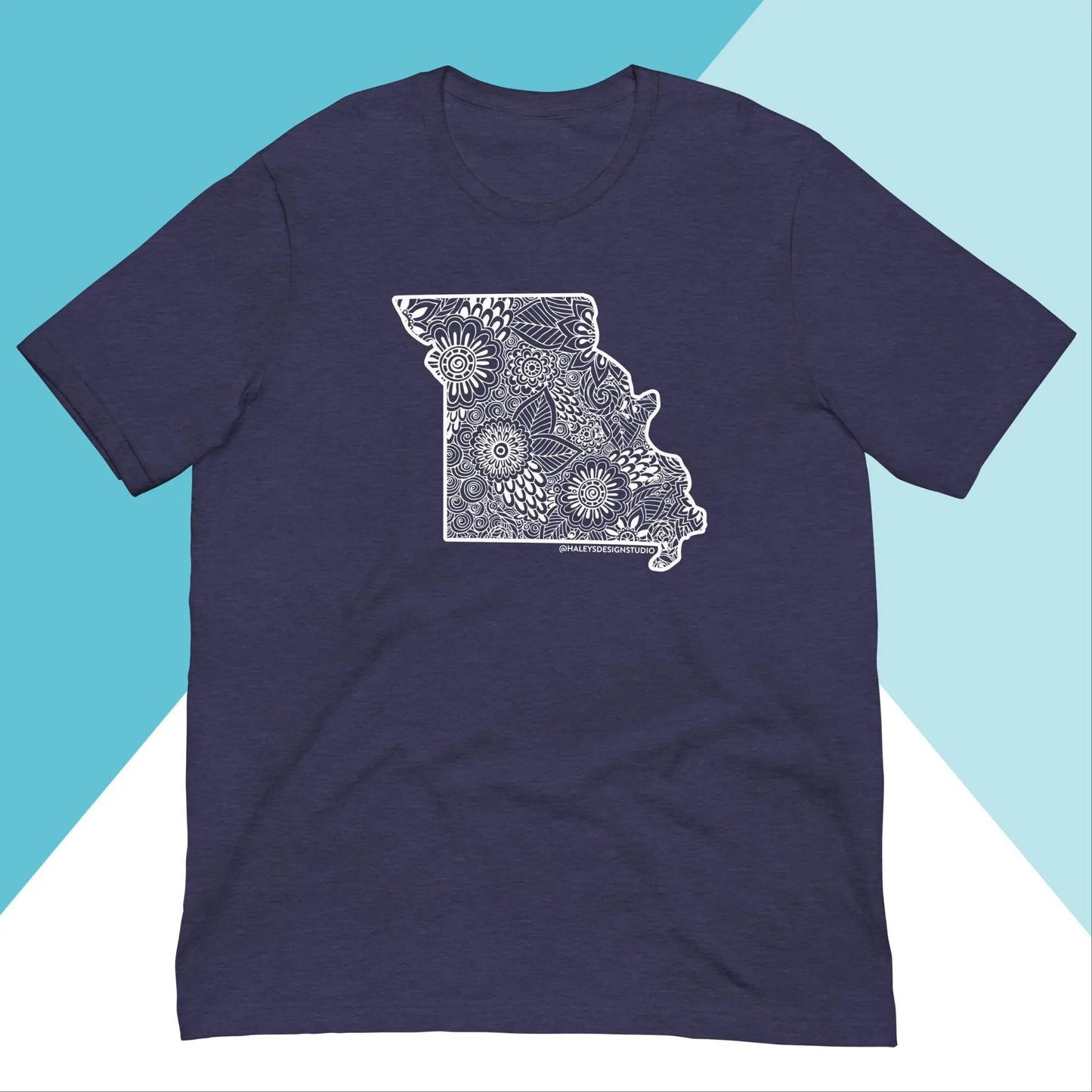Missouri Floral Mandala Unisex Shirt North Owl Apparel