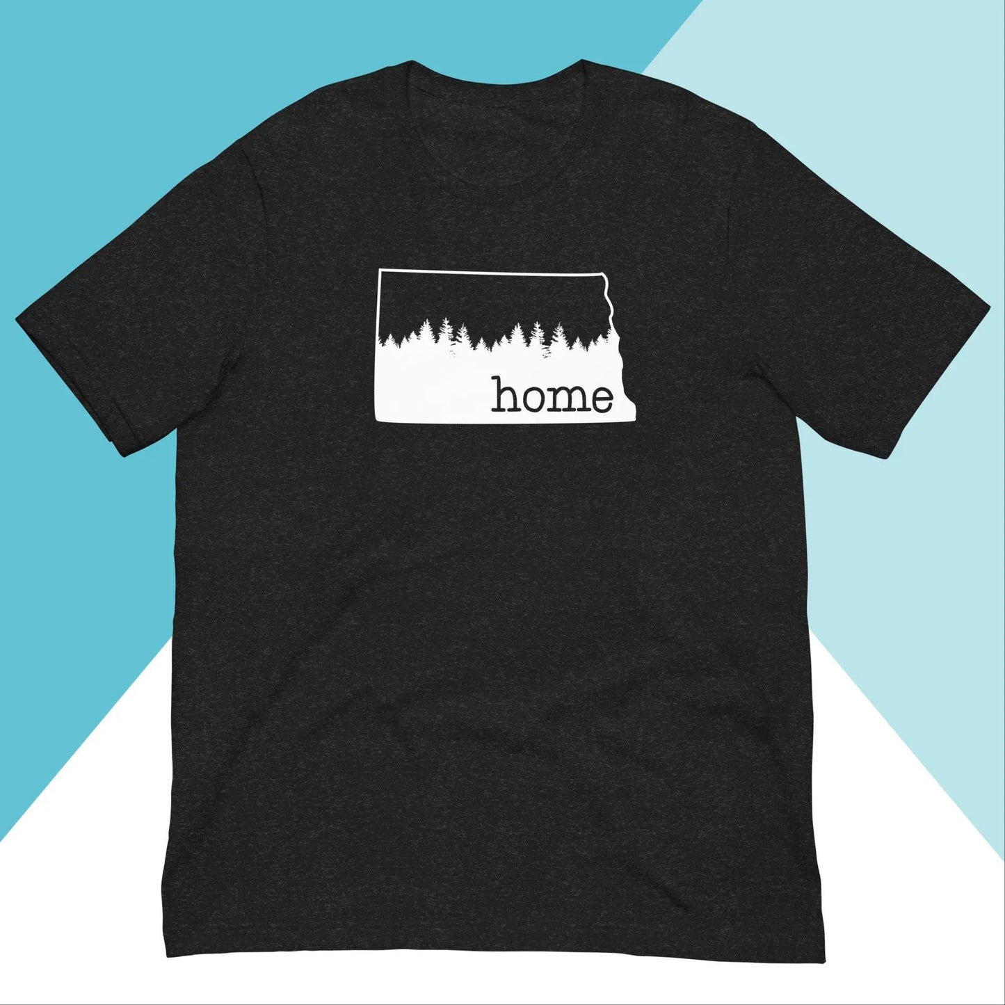 North Dakota Home Pine Trees Unisex Shirt North Owl Apparel