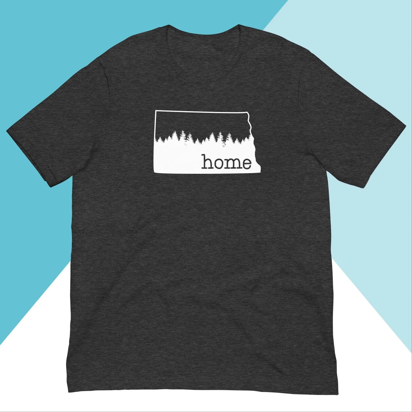 North Dakota Home Pine Trees Unisex Shirt North Owl Apparel