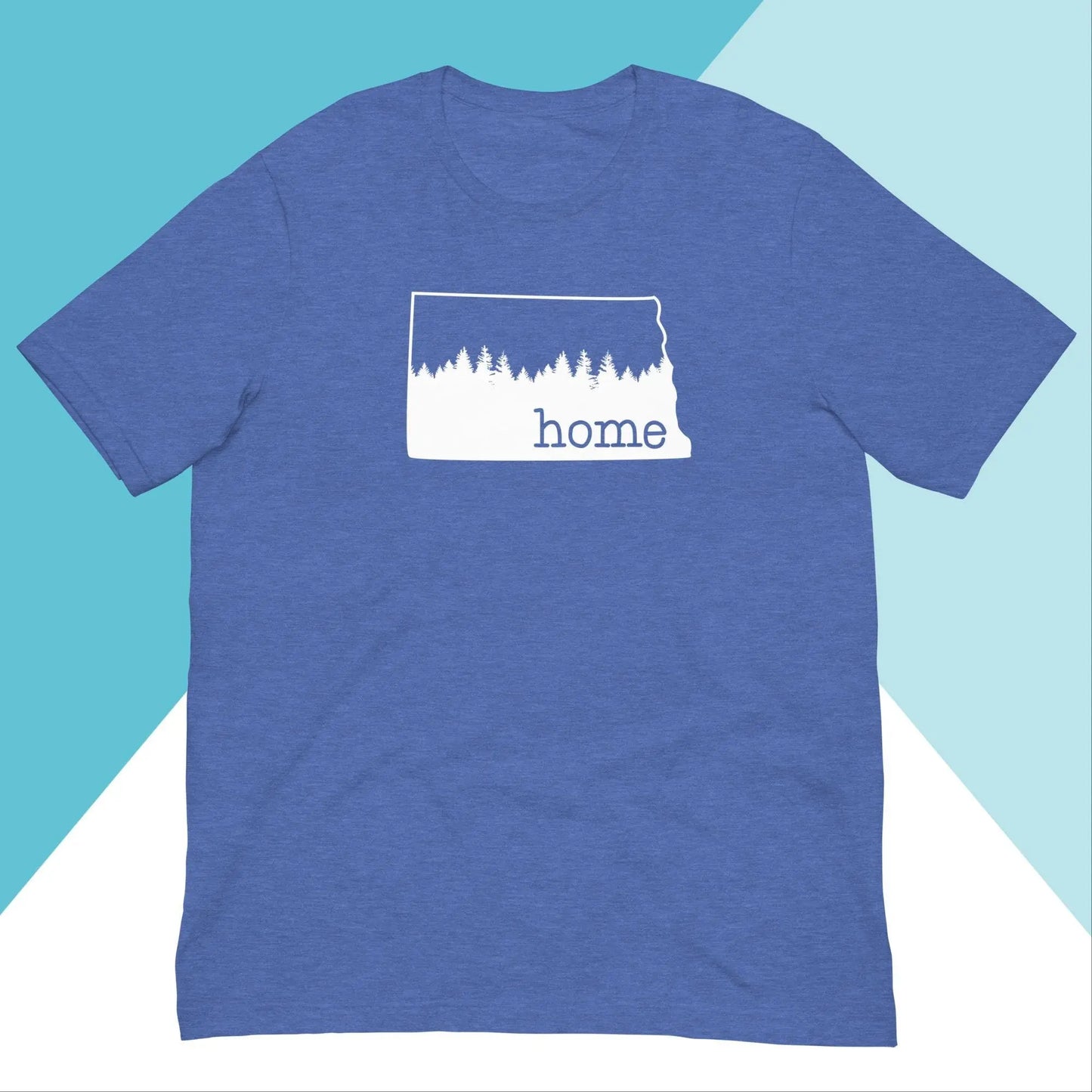 North Dakota Home Pine Trees Unisex Shirt North Owl Apparel