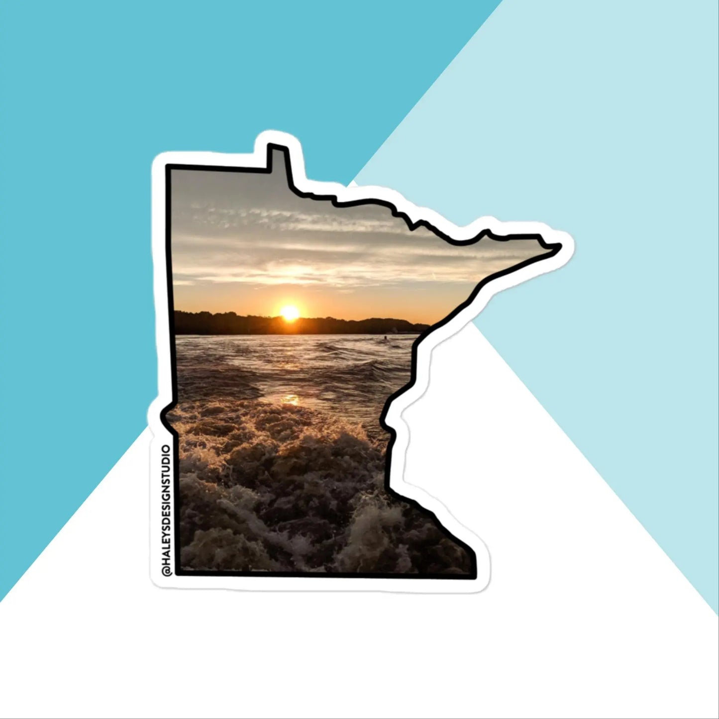 Minnesota Sunset Vinyl Sticker North Owl Apparel