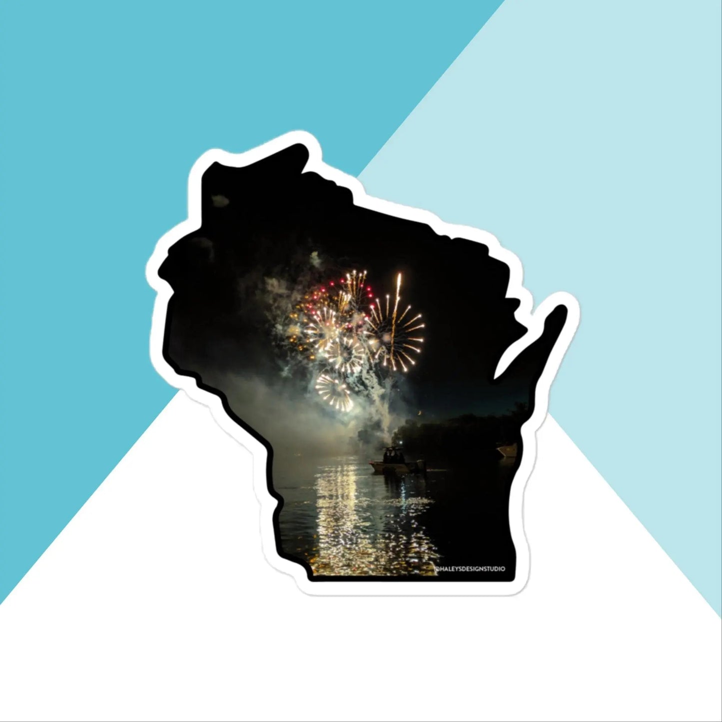 Wisconsin 4th of July Vinyl Sticker North Owl Apparel