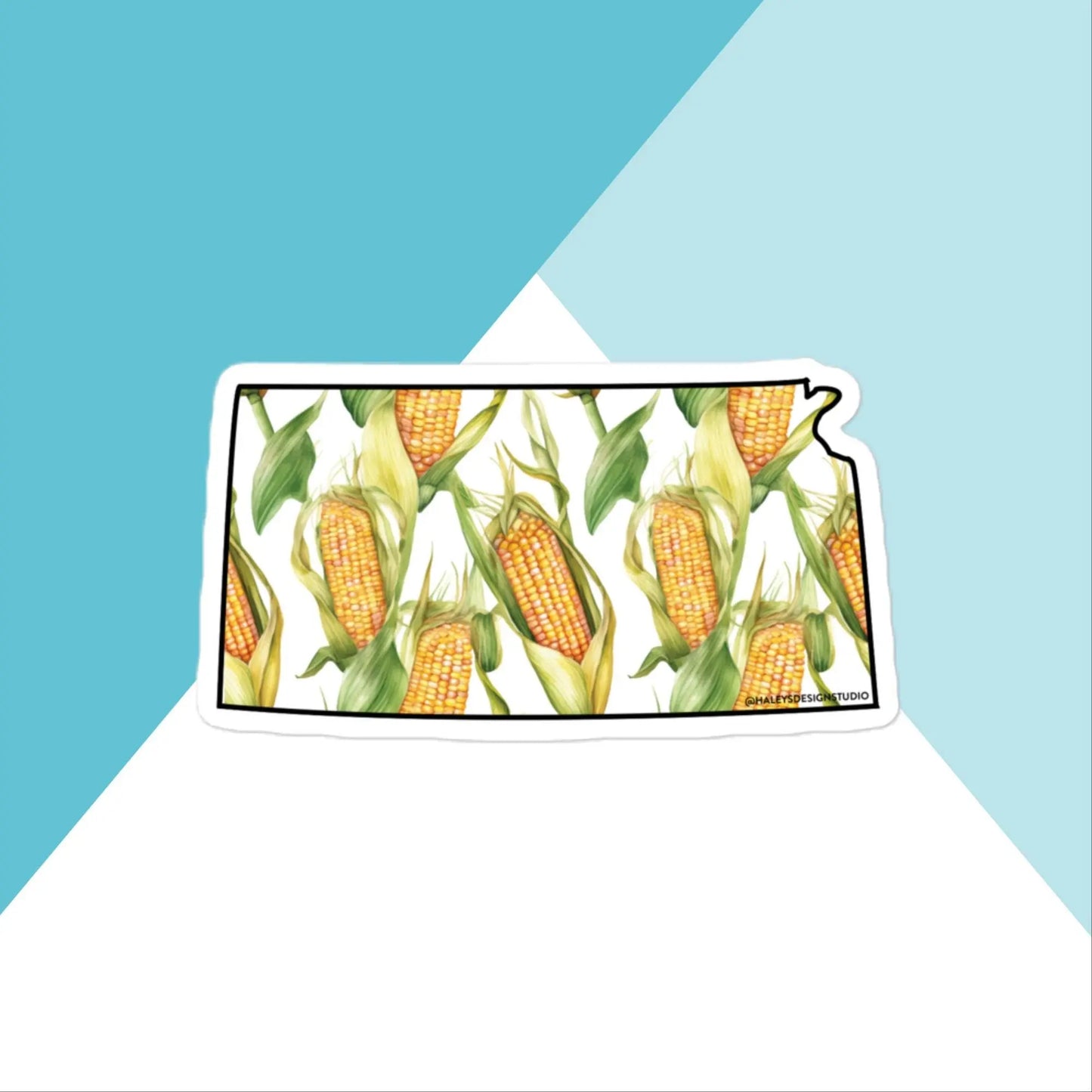 Kansas Sweet Corn Cob Vinyl Sticker North Owl Apparel