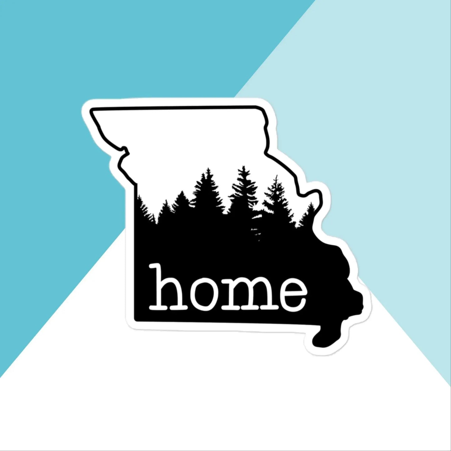 Missouri Home Pine Trees Vinyl Sticker North Owl Apparel