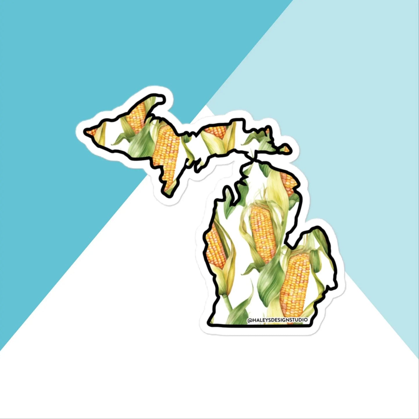 Michigan Sweet Corn Cob Vinyl Sticker North Owl Apparel