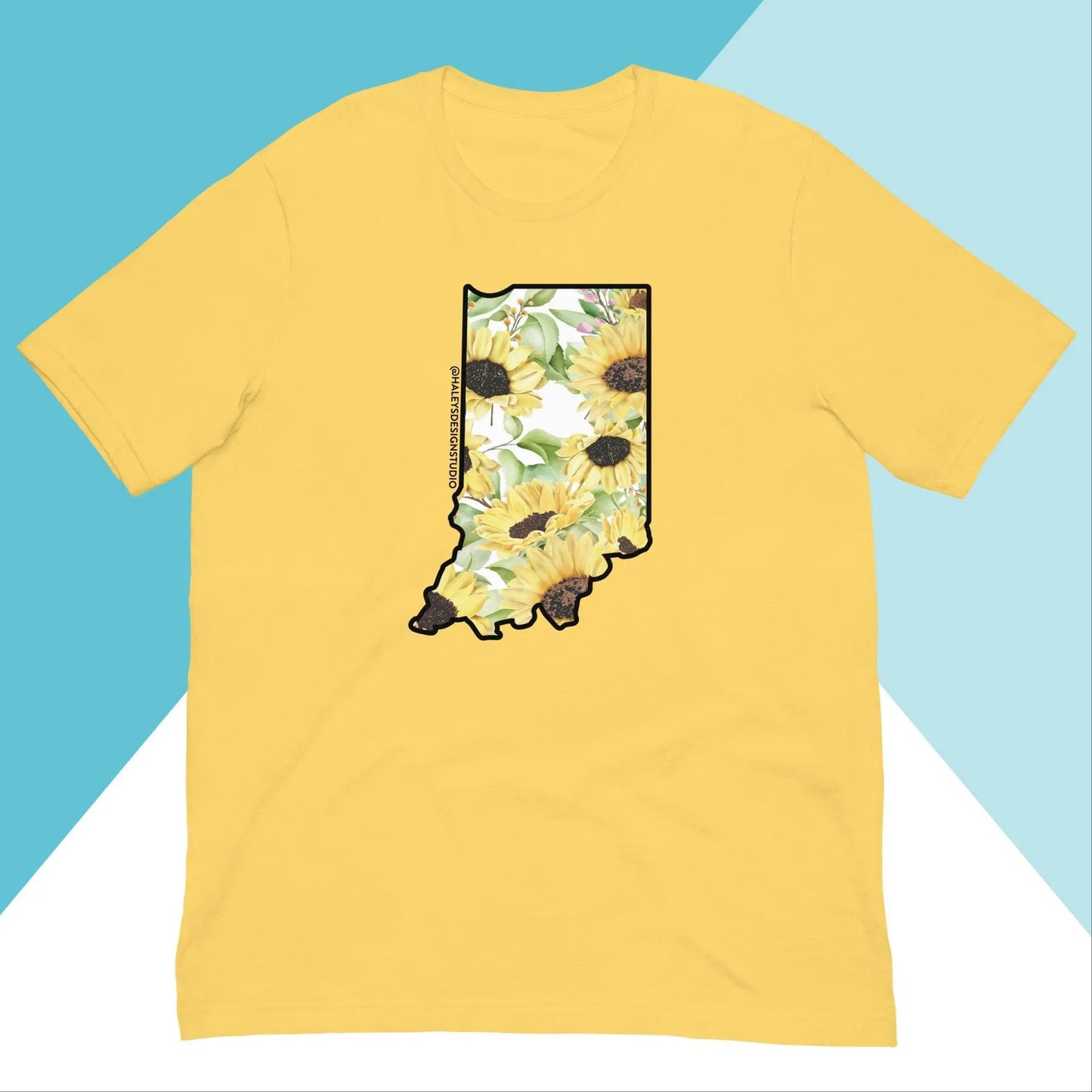 Indiana Sunflower Iowa Unisex Shirt North Owl Apparel