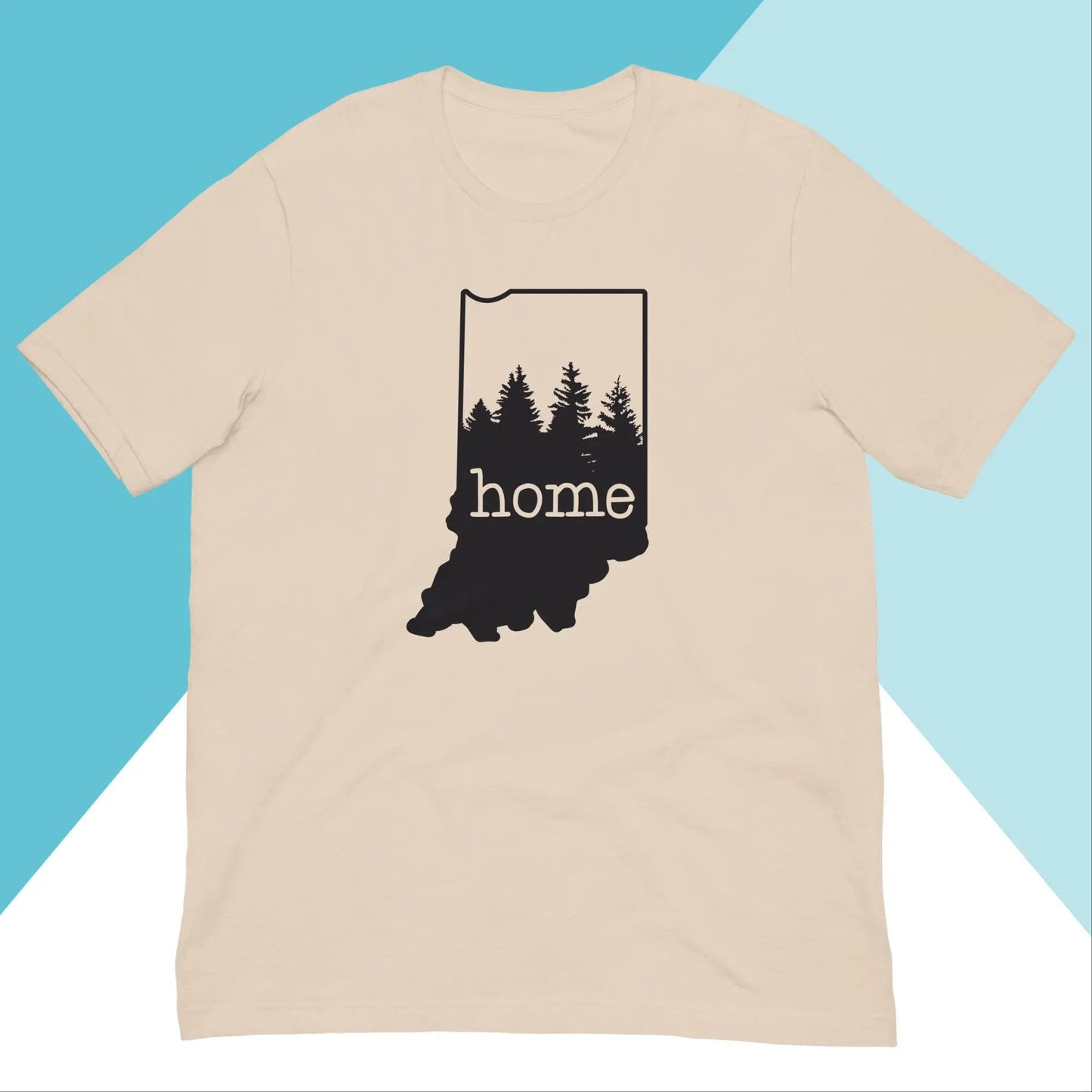Indiana Home Pine Trees Unisex Shirt North Owl Apparel