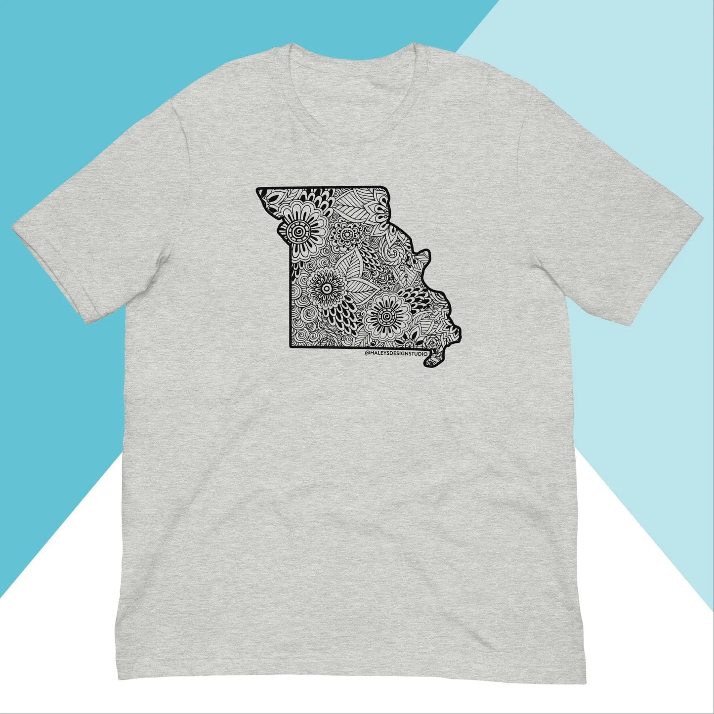 Missouri Floral Mandala Unisex Shirt North Owl Apparel