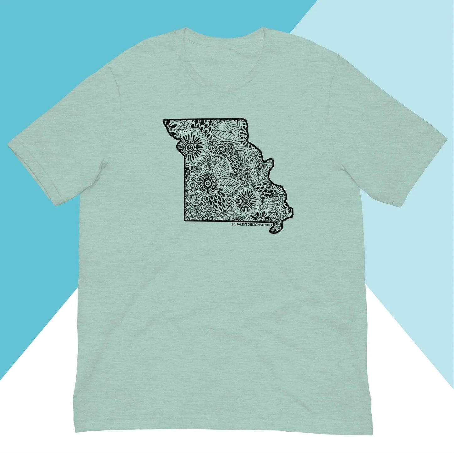 Missouri Floral Mandala Unisex Shirt North Owl Apparel