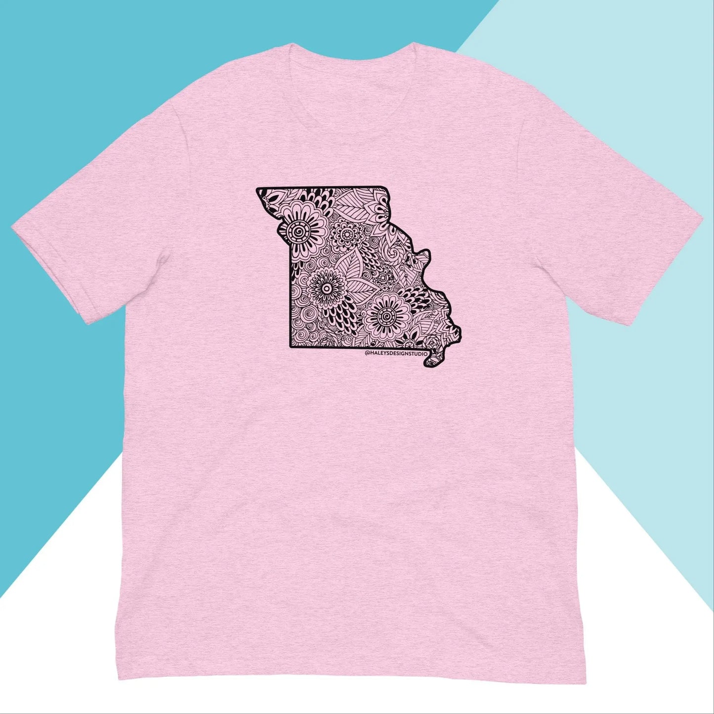 Missouri Floral Mandala Unisex Shirt North Owl Apparel