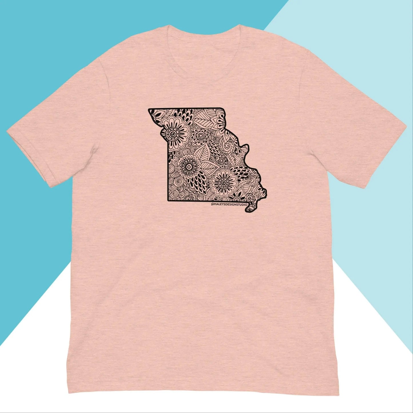 Missouri Floral Mandala Unisex Shirt North Owl Apparel