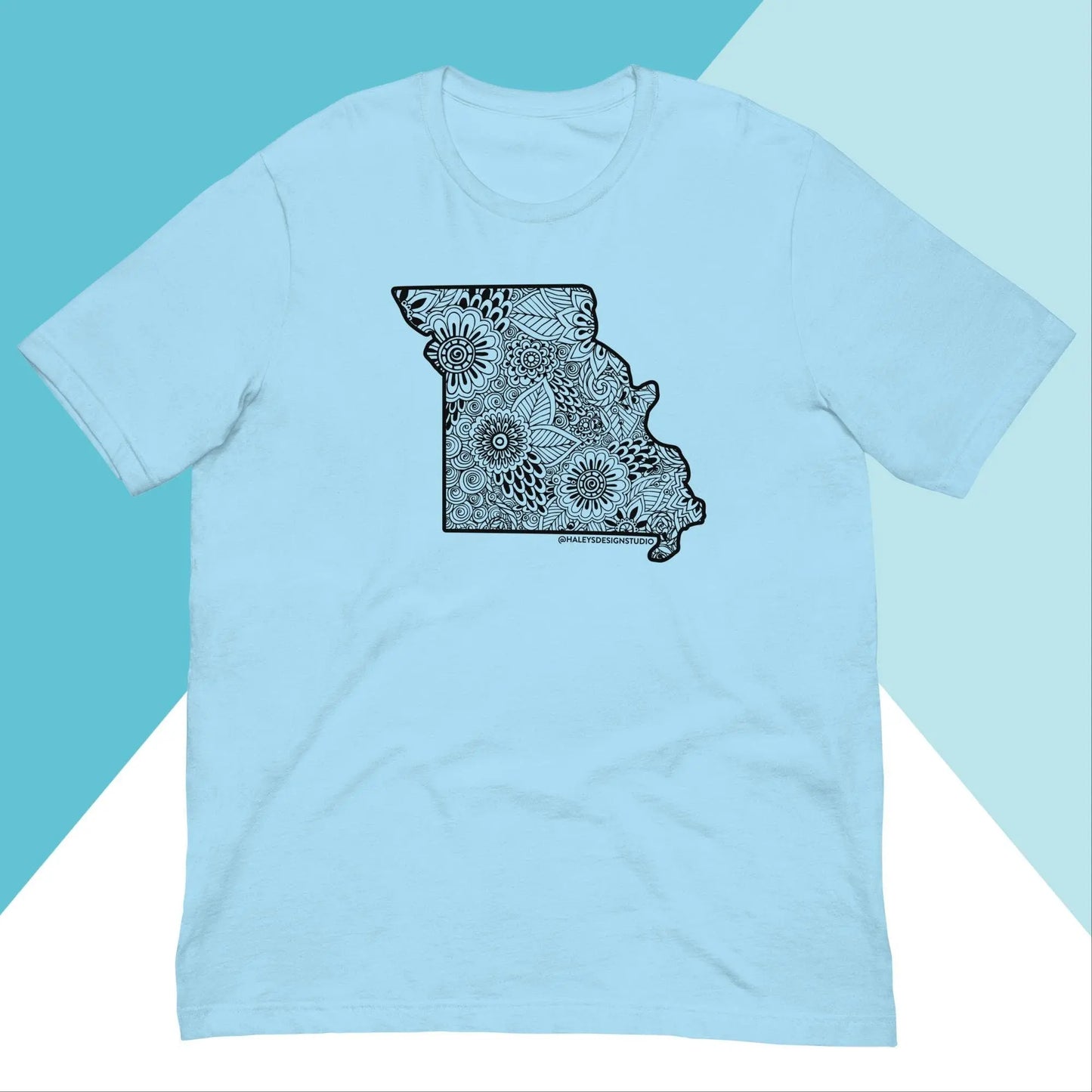 Missouri Floral Mandala Unisex Shirt North Owl Apparel