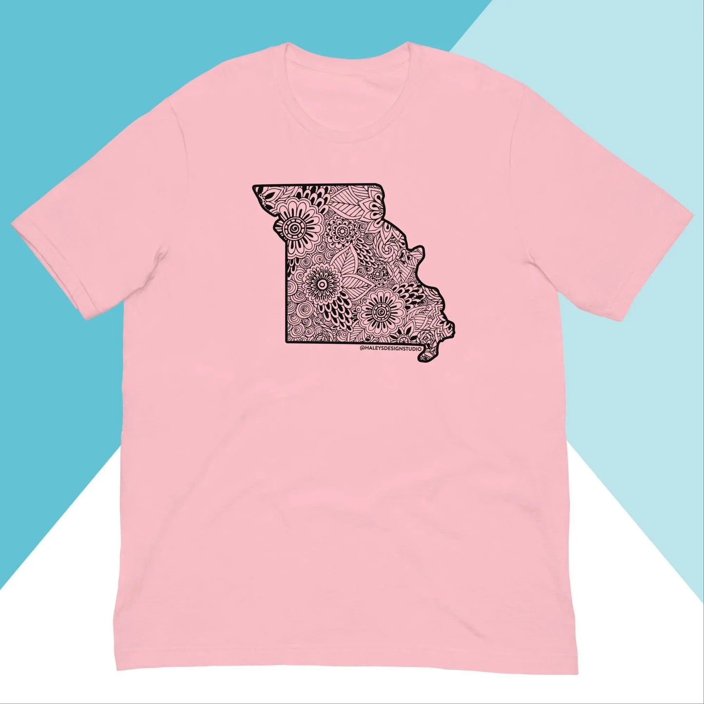 Missouri Floral Mandala Unisex Shirt North Owl Apparel