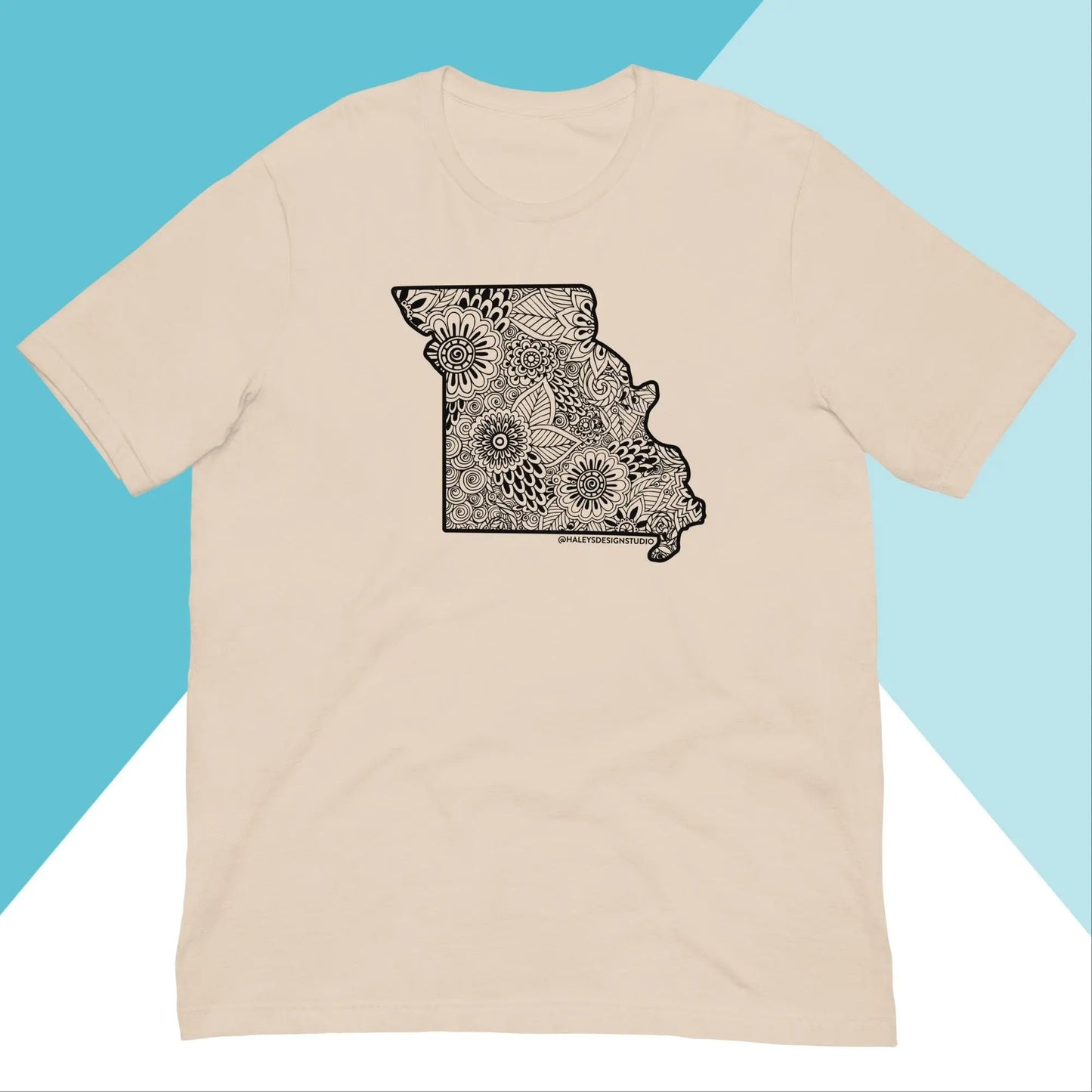 Missouri Floral Mandala Unisex Shirt North Owl Apparel