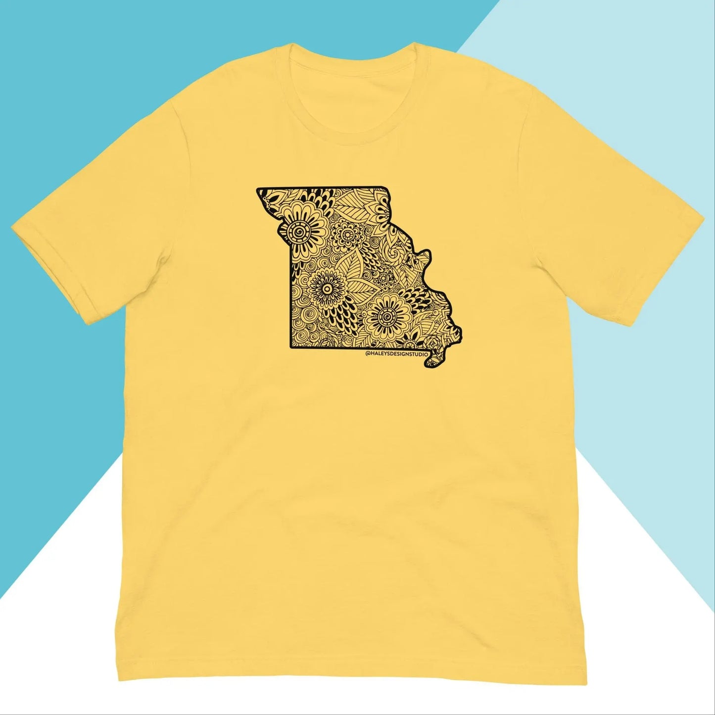 Missouri Floral Mandala Unisex Shirt North Owl Apparel