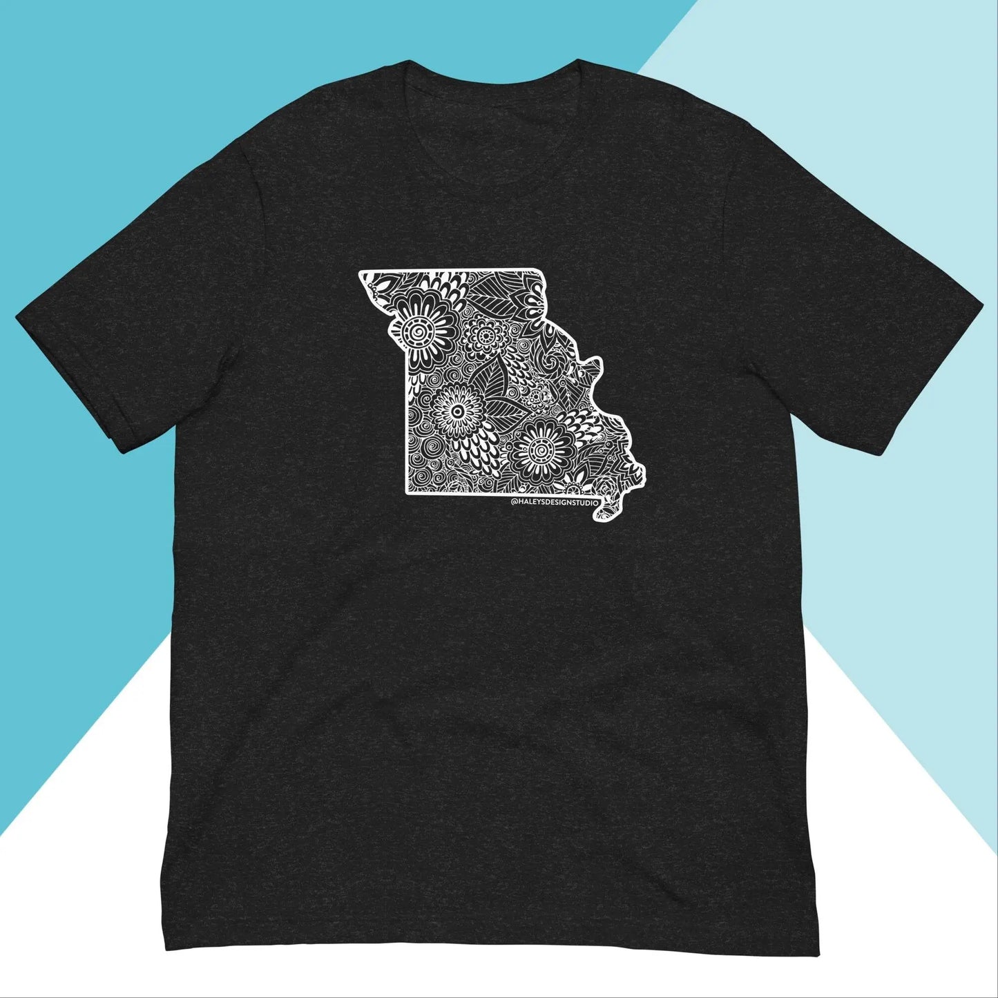 Missouri Floral Mandala Unisex Shirt North Owl Apparel