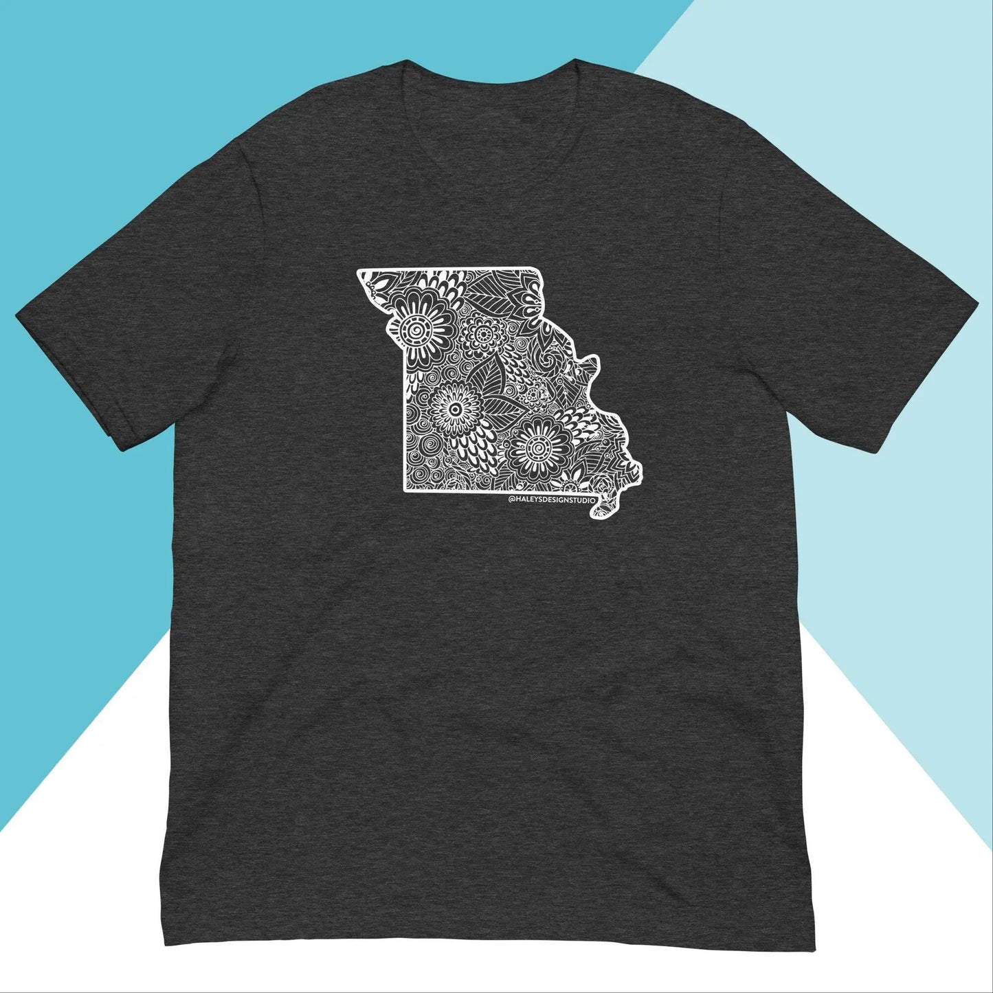 Missouri Floral Mandala Unisex Shirt North Owl Apparel