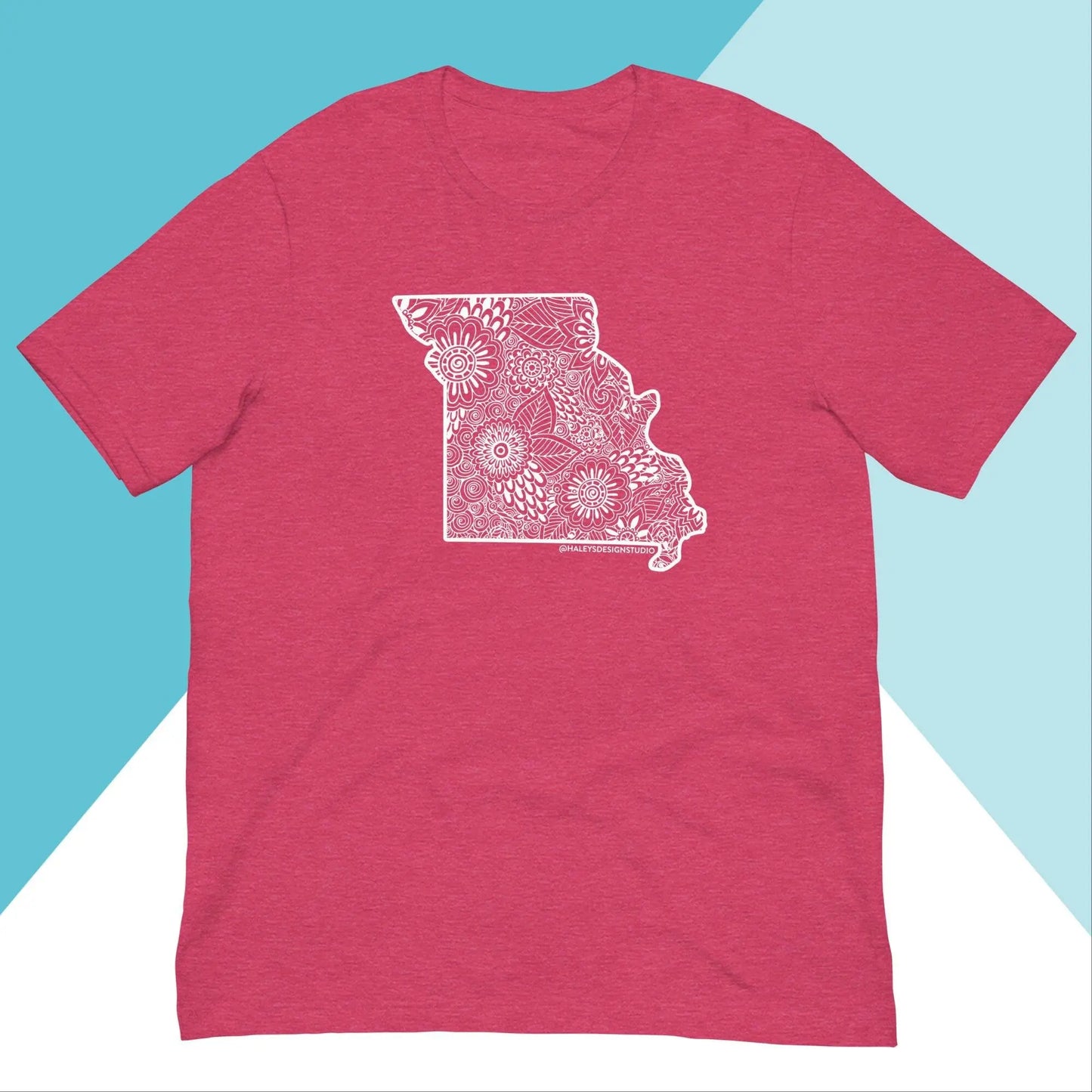 Missouri Floral Mandala Unisex Shirt North Owl Apparel