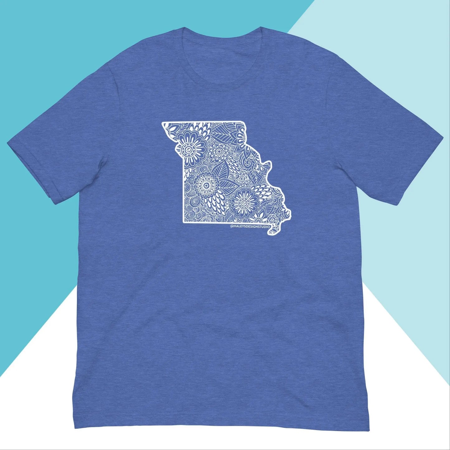 Missouri Floral Mandala Unisex Shirt North Owl Apparel