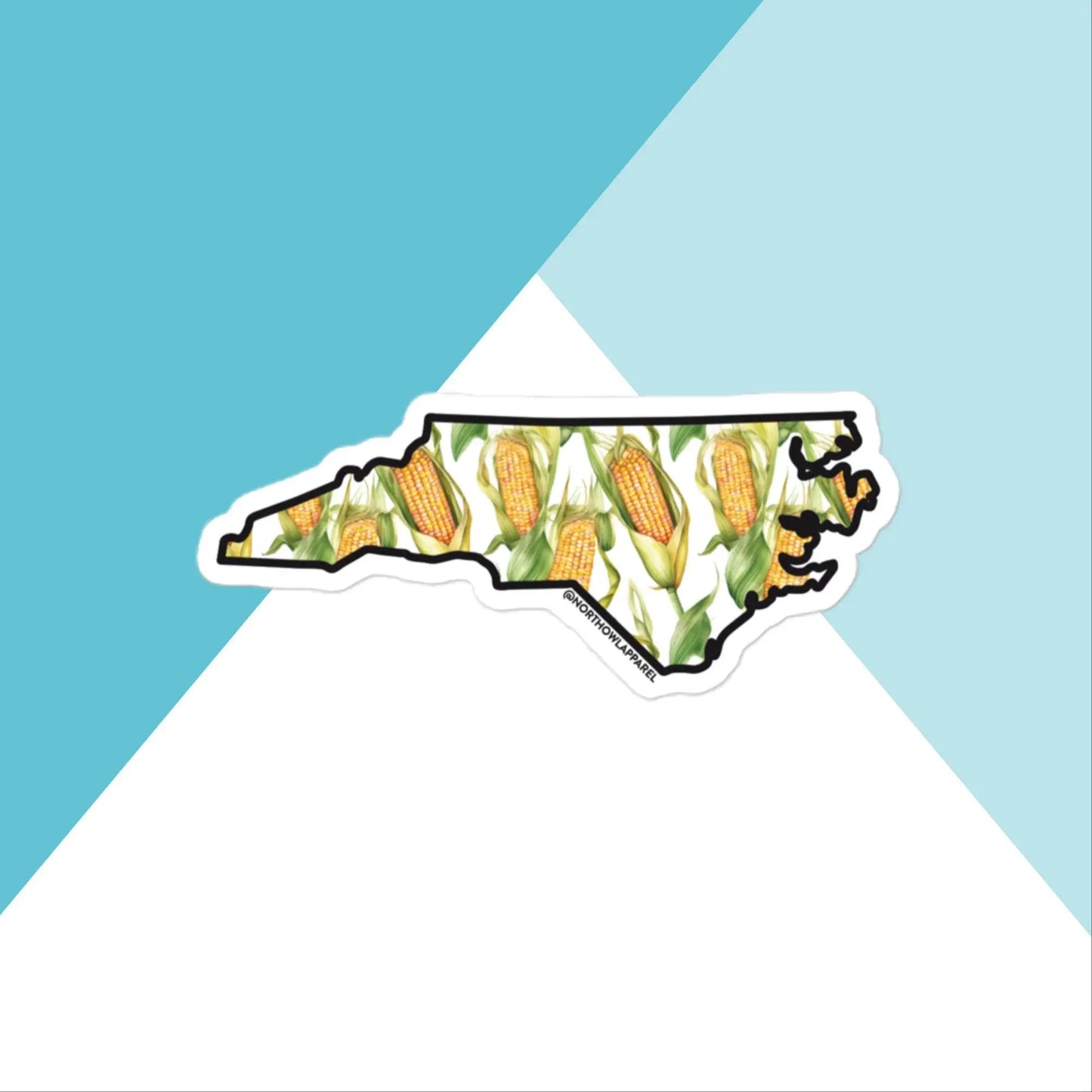 North Carolina Sweet Corn Vinyl Sticker North Owl Apparel