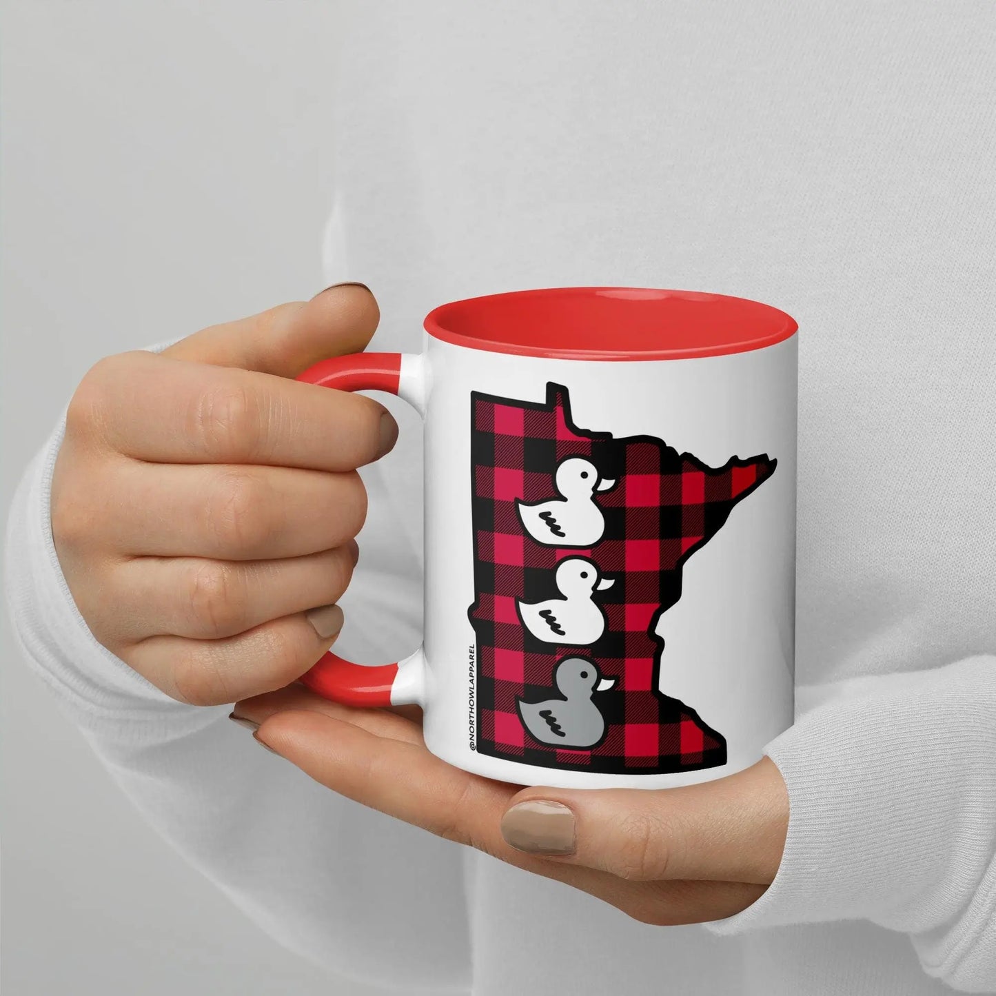 Duck Duck Grey Duck Buffalo Plaid Mug North Owl Apparel