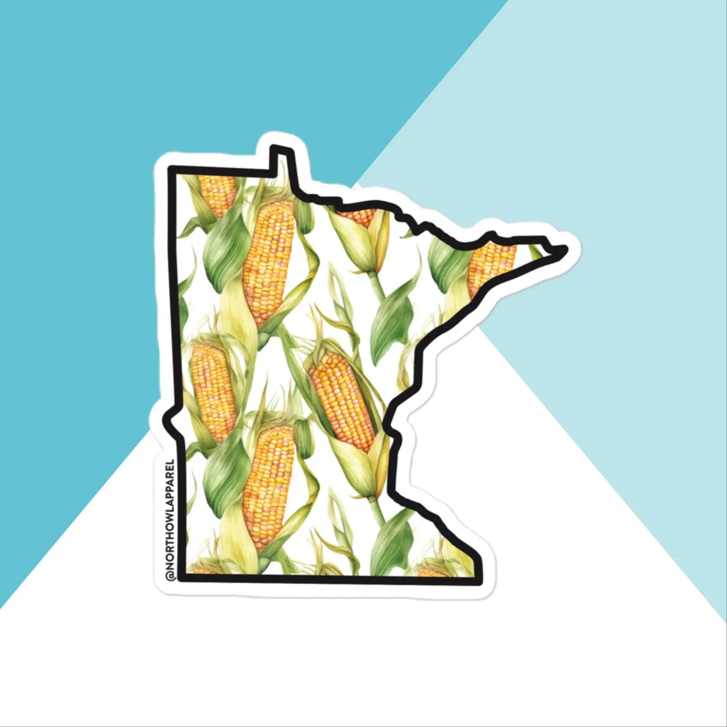 Minnesota Sweet Corn Cob Vinyl Sticker North Owl Apparel