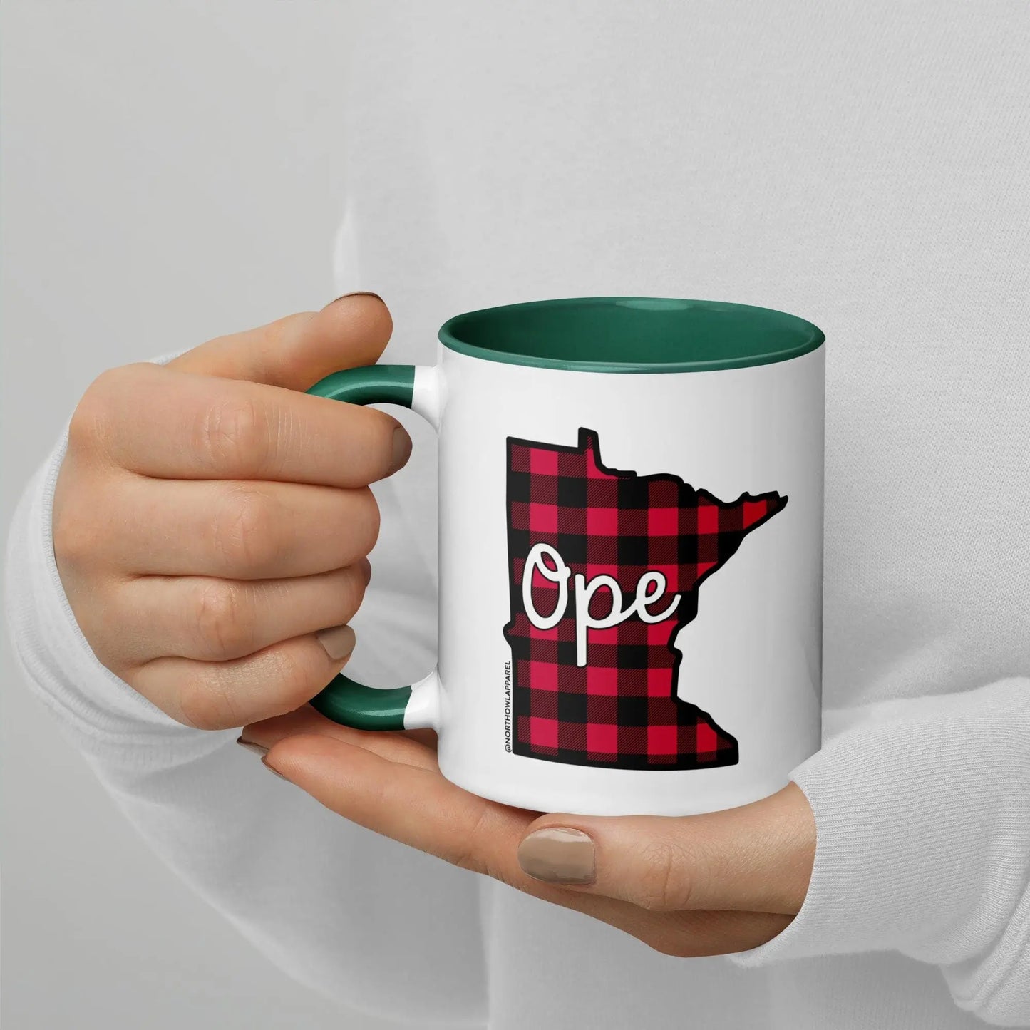 Ope Minnesota Buffalo Plaid Mug North Owl Apparel