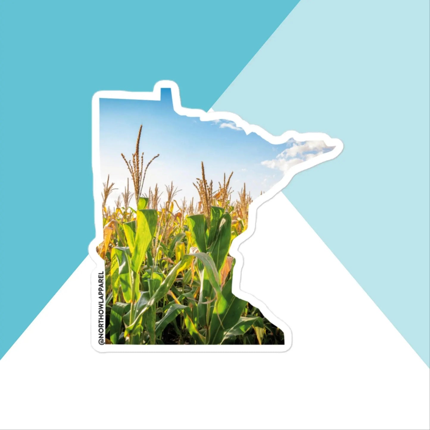 Minnesota Corn Vinyl Sticker North Owl Apparel