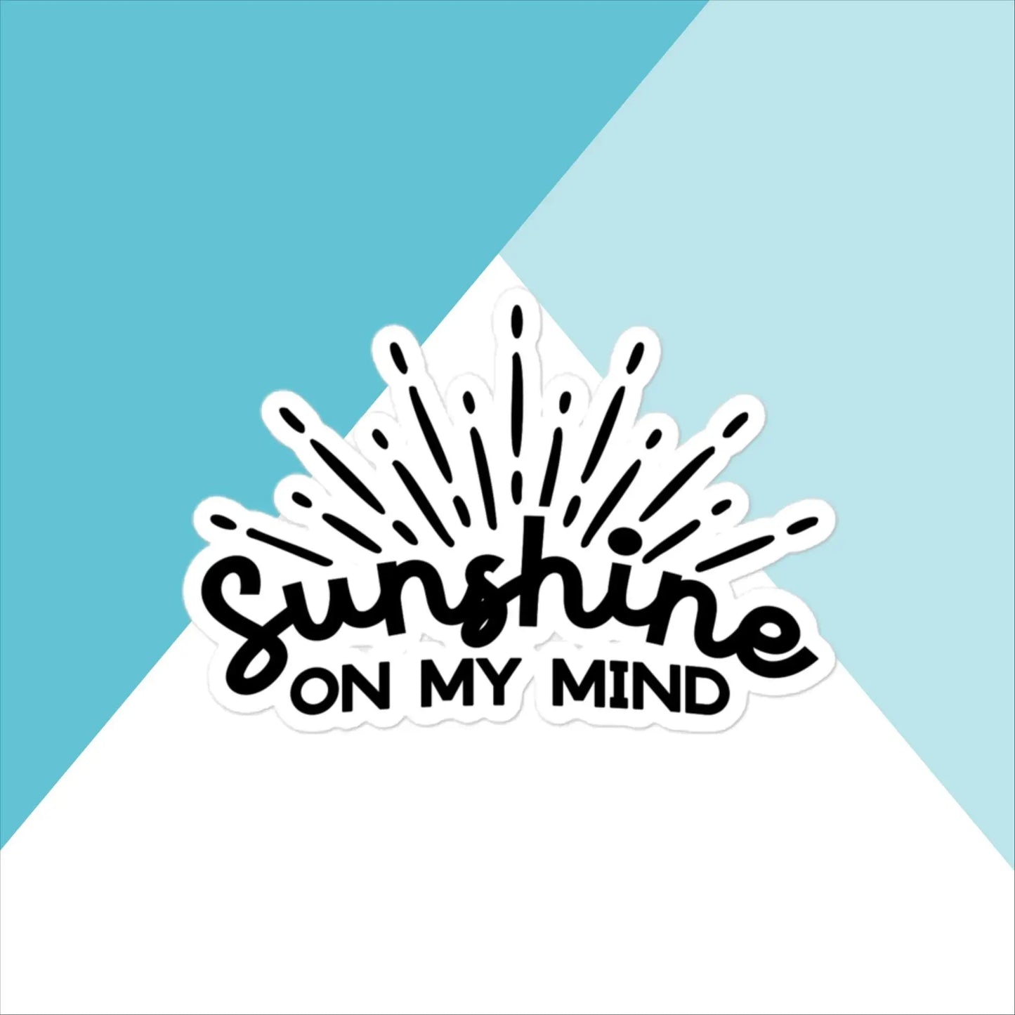 Sunshine On My Mind Vinyl Sticker North Owl Apparel