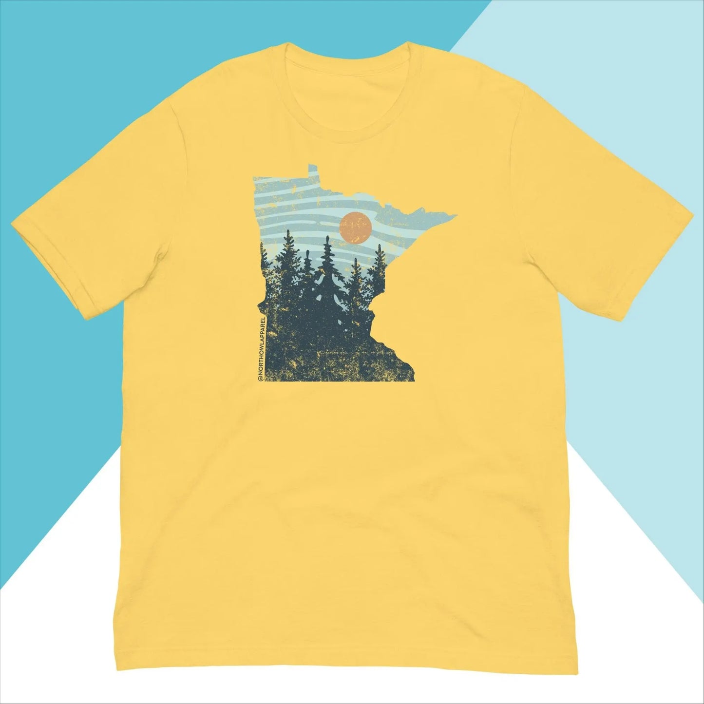 Minnesota Pastel Pine Trees Unisex Shirt North Owl Apparel