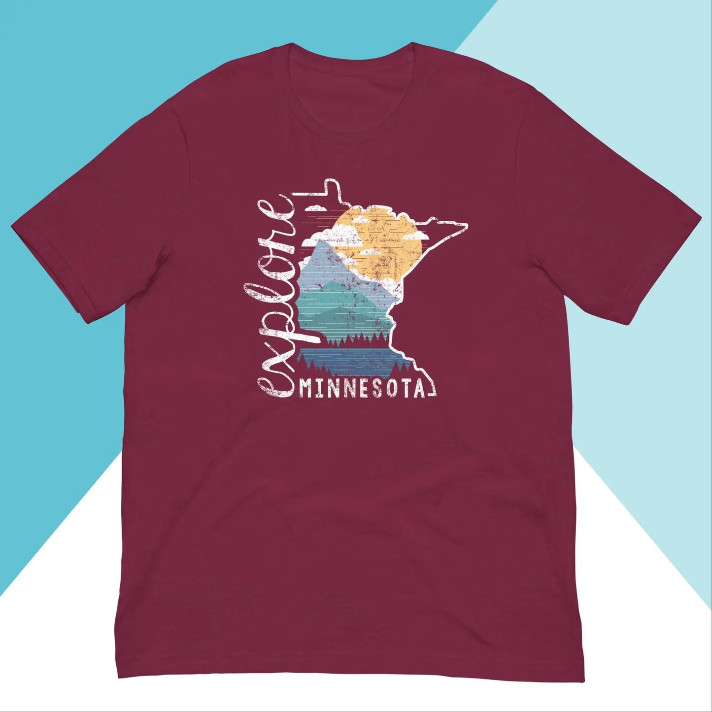 Explore Minnesota Distressed Unisex Shirt North Owl Apparel