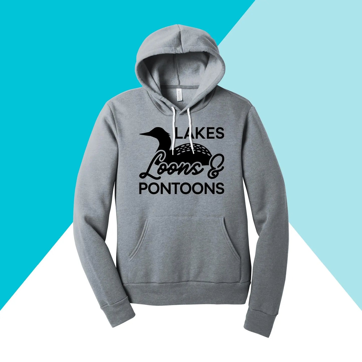 Lakes, Loons, & Pontoons Unisex Hoodie North Owl Apparel