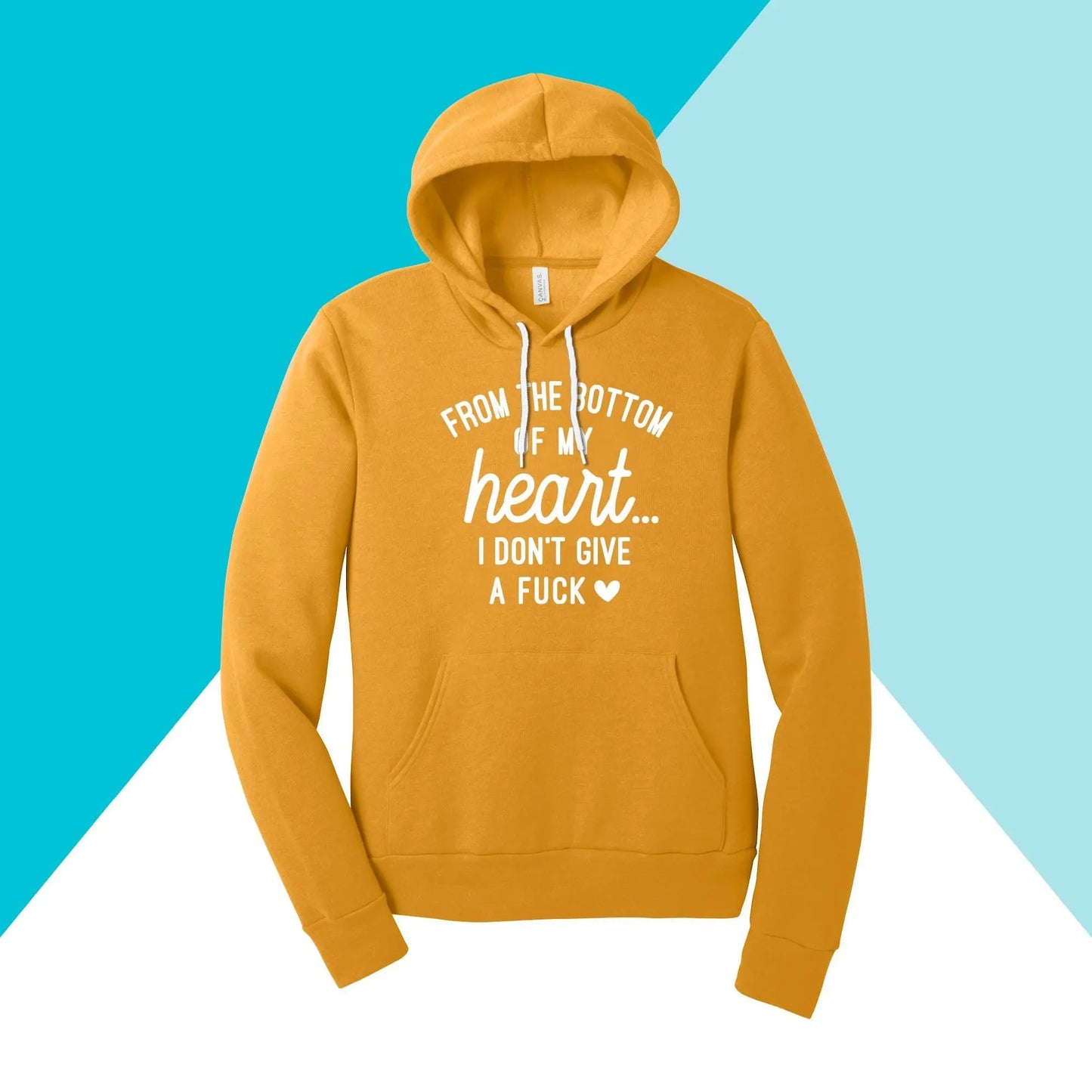 From the Bottom of My Heart... I Don't Give A Fuck Unisex Hoodie Sweatshirt North Owl Apparel