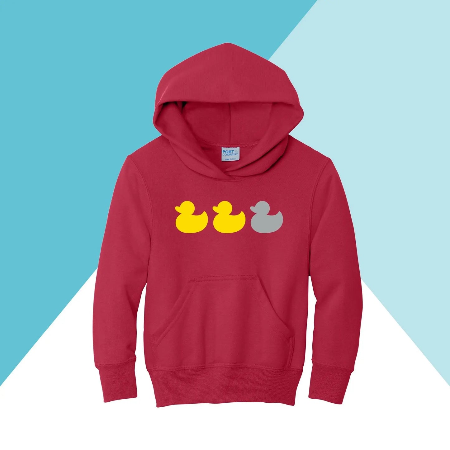 Duck Duck Grey Duck Youth Hoodie Sweatshirt North Owl Apparel