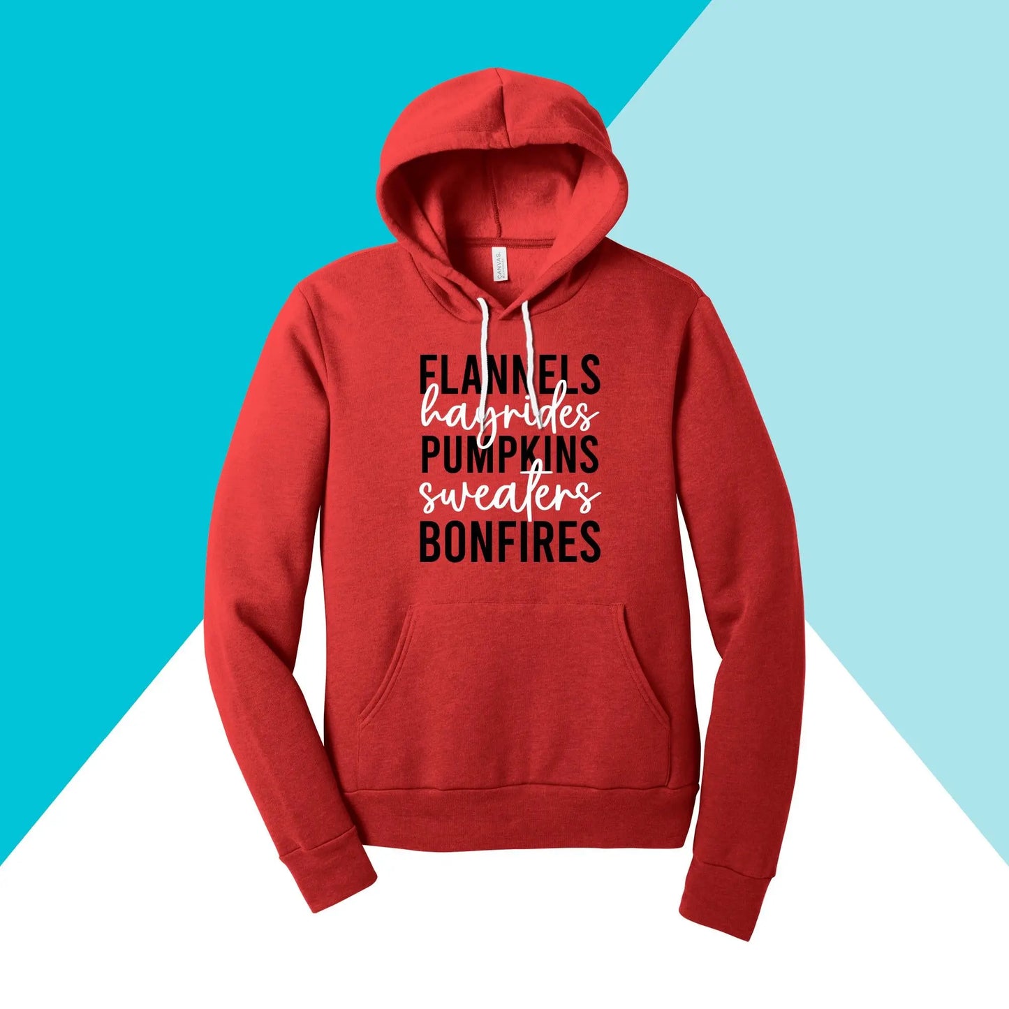 Flannels, Hayrides, Pumpkins, Sweaters, Bonfires Hoodie Sweatshirt North Owl Apparel