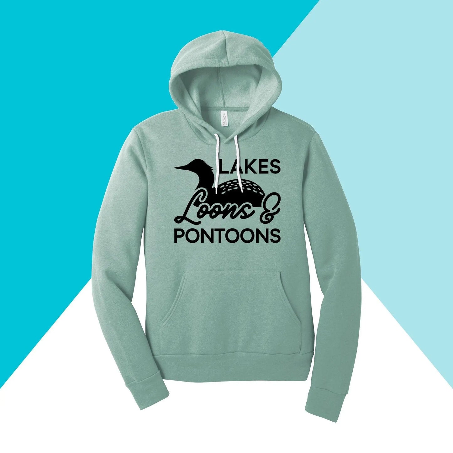 Lakes, Loons, & Pontoons Unisex Hoodie North Owl Apparel