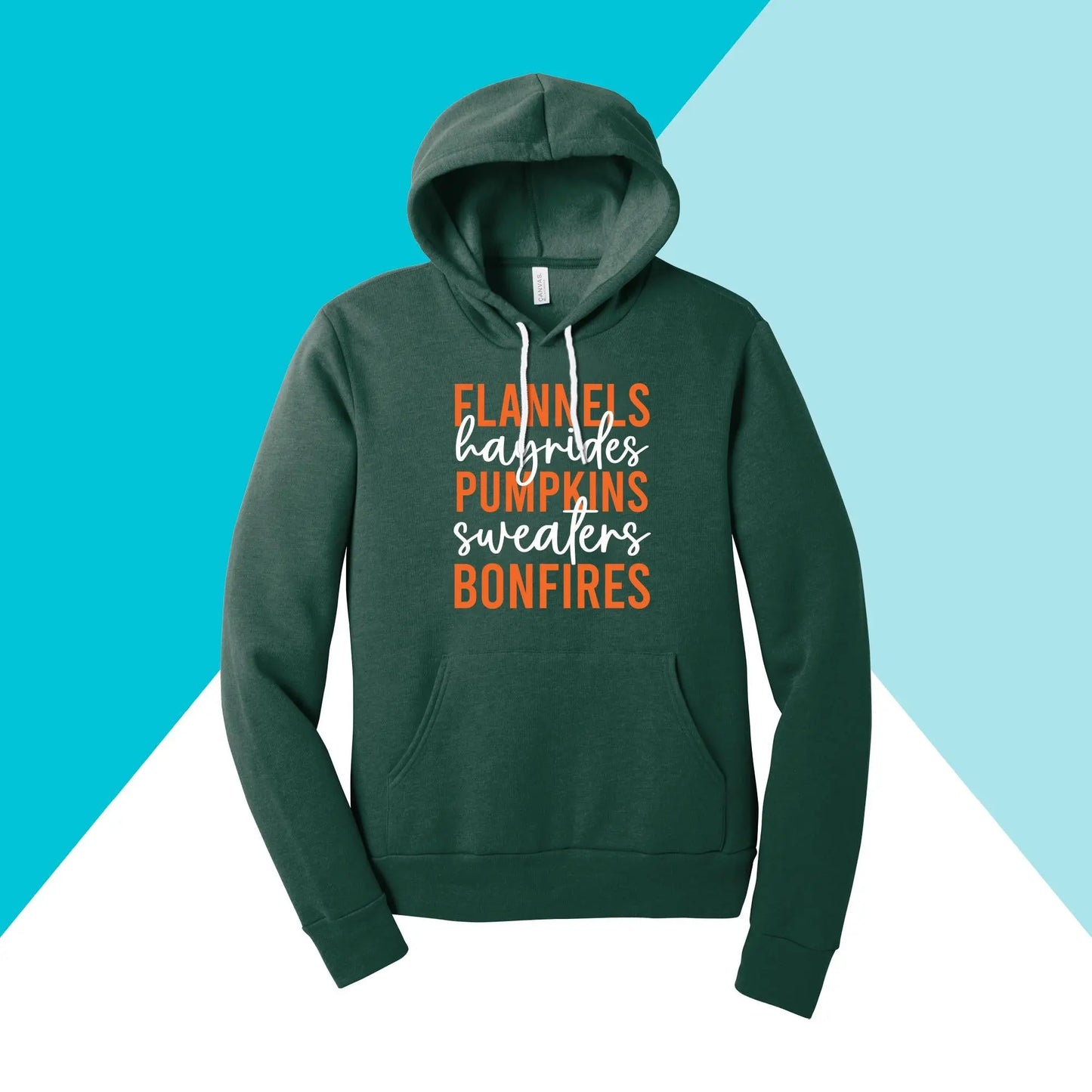 Flannels, Hayrides, Pumpkins, Sweaters, Bonfires Hoodie Sweatshirt North Owl Apparel