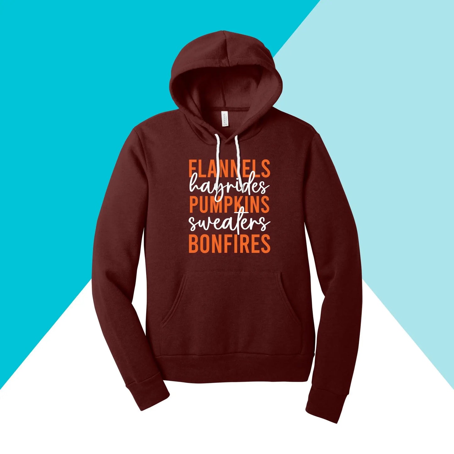 Flannels, Hayrides, Pumpkins, Sweaters, Bonfires Hoodie Sweatshirt North Owl Apparel