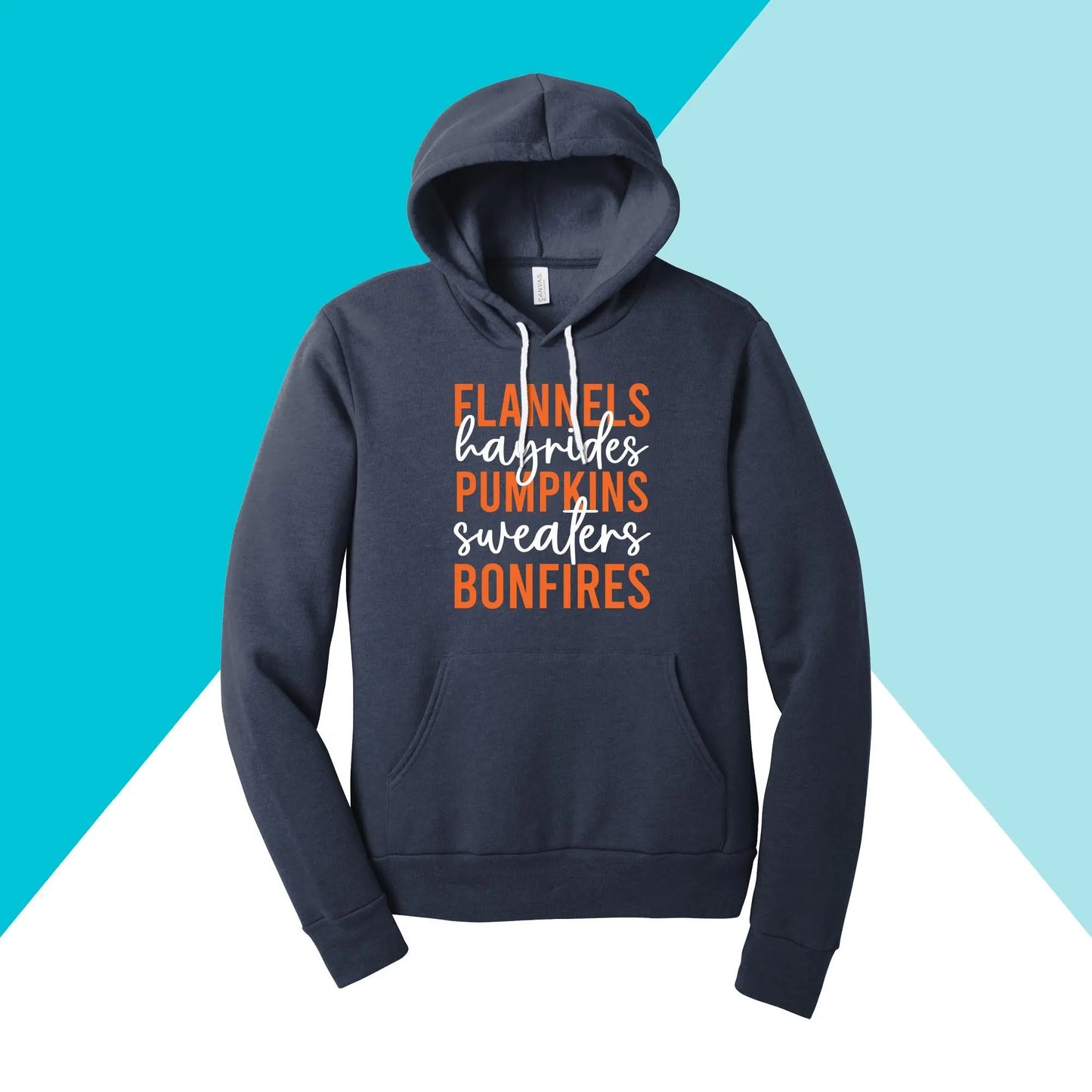 Flannels, Hayrides, Pumpkins, Sweaters, Bonfires Hoodie Sweatshirt North Owl Apparel