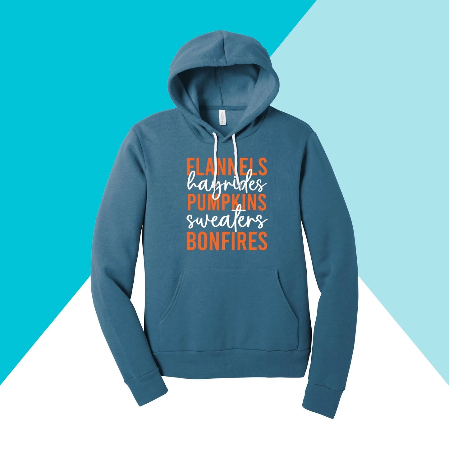 Flannels, Hayrides, Pumpkins, Sweaters, Bonfires Hoodie Sweatshirt North Owl Apparel