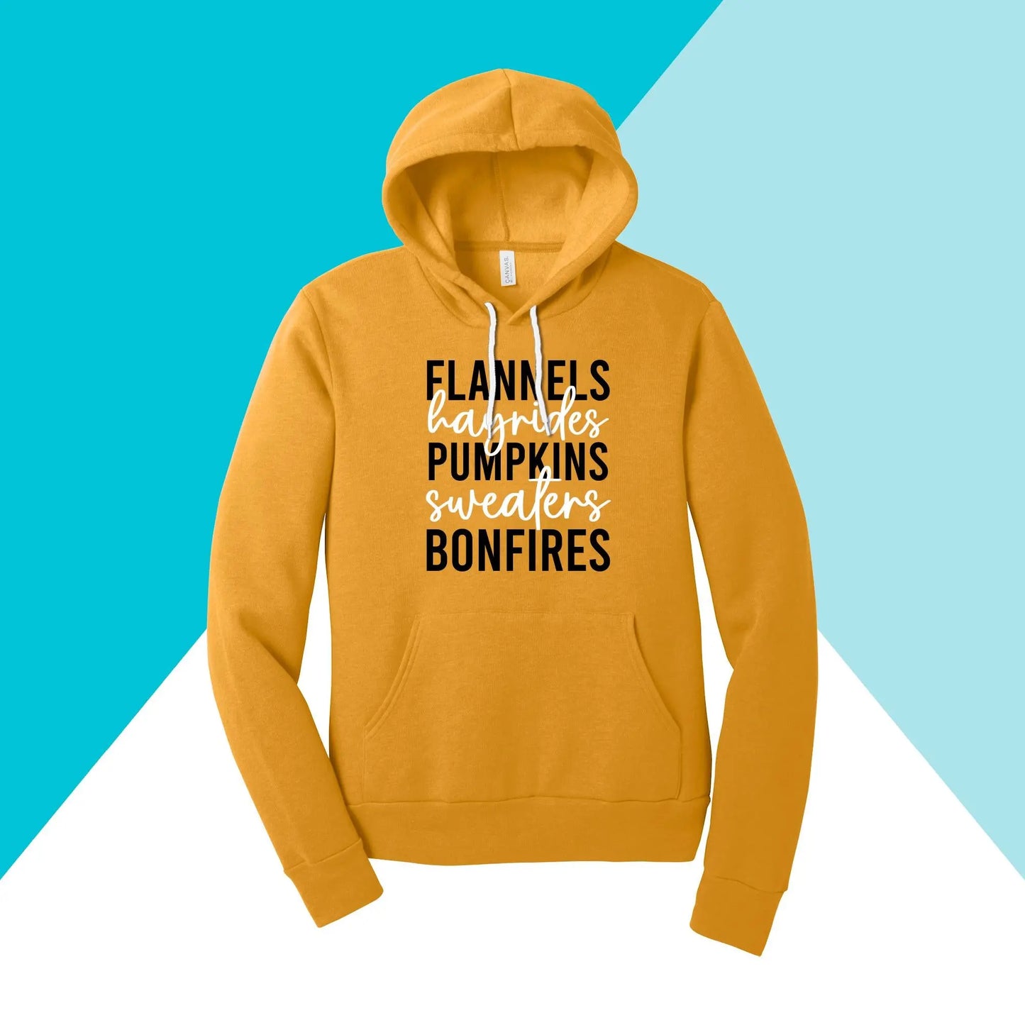 Flannels, Hayrides, Pumpkins, Sweaters, Bonfires Hoodie Sweatshirt North Owl Apparel