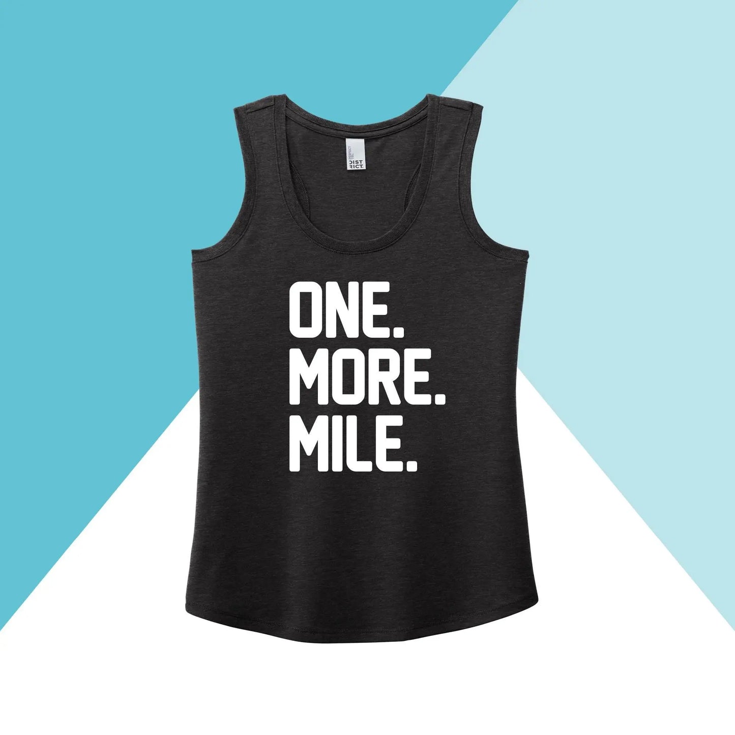 One More Mile Workout Women's Racerback Tank Top North Owl Apparel