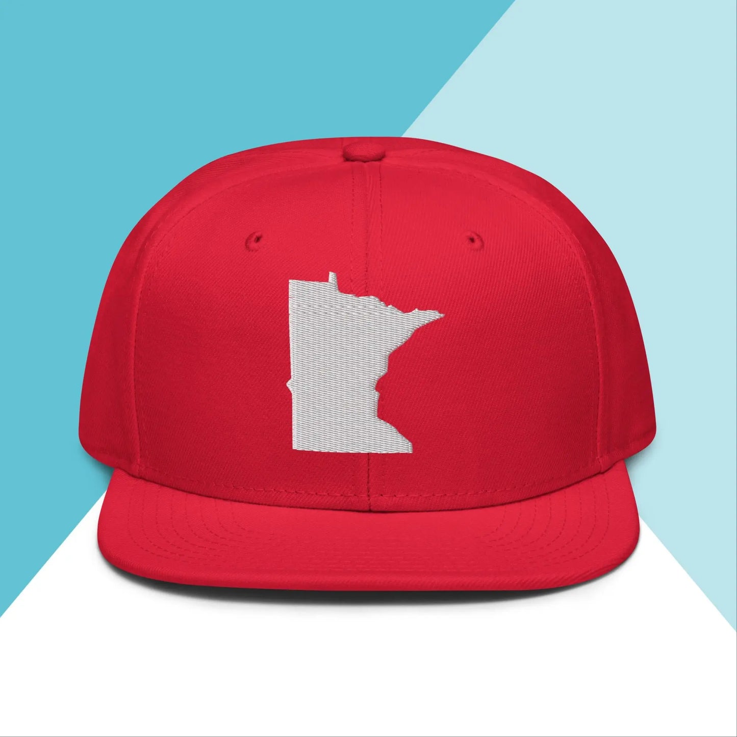 Minnesota State Shape Snapback Hat North Owl Apparel