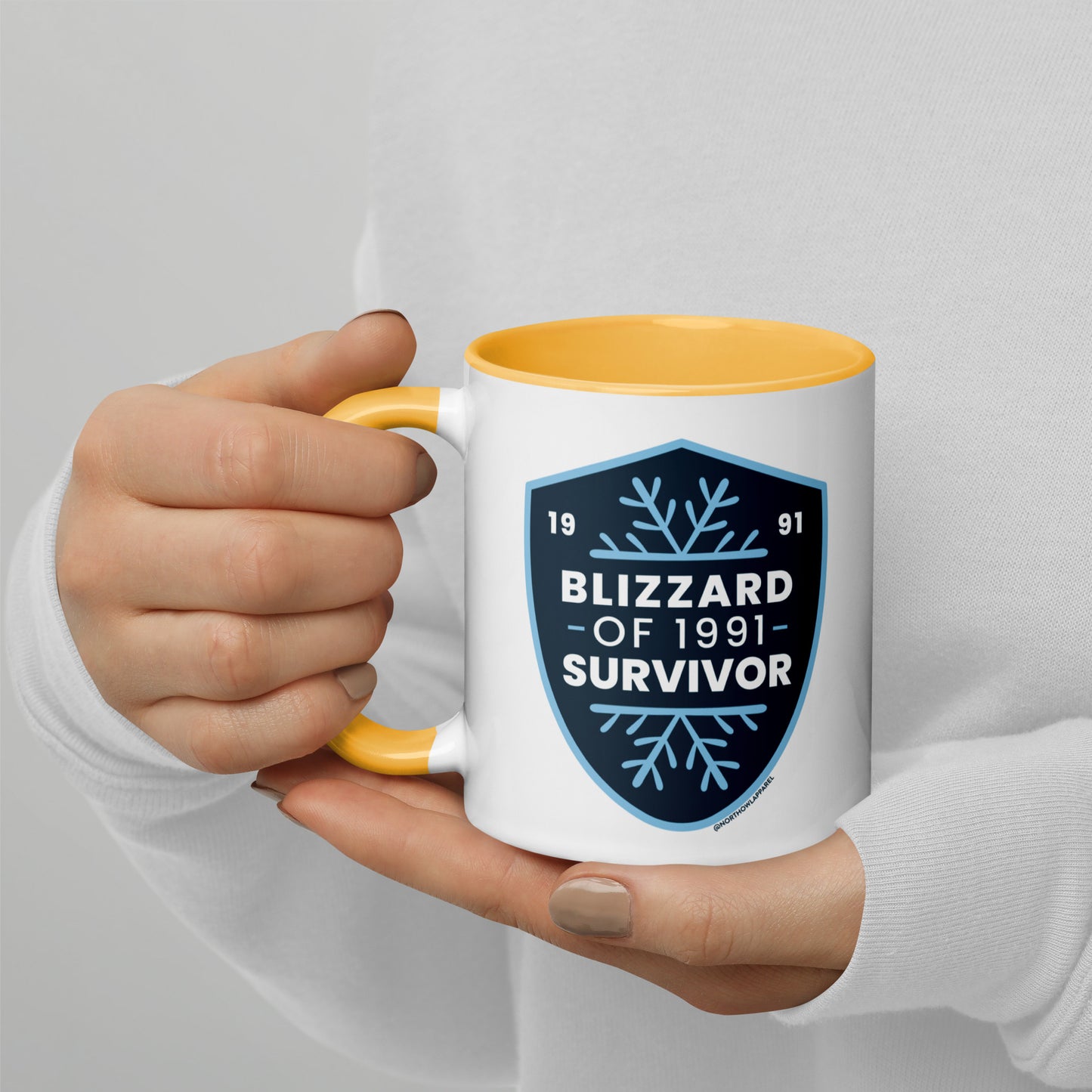 Blizzard Survivor of 1991 Coffee Mug North Owl Apparel