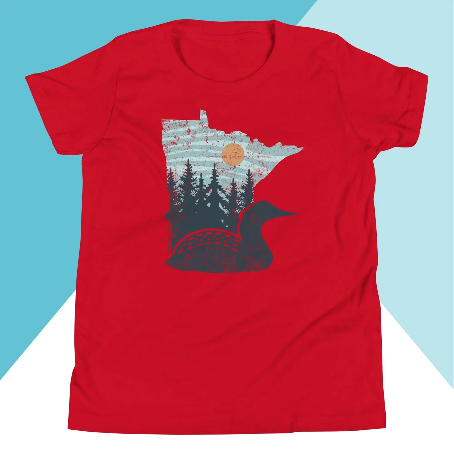 Minnesota Loon Youth Kids Shirt North Owl Apparel