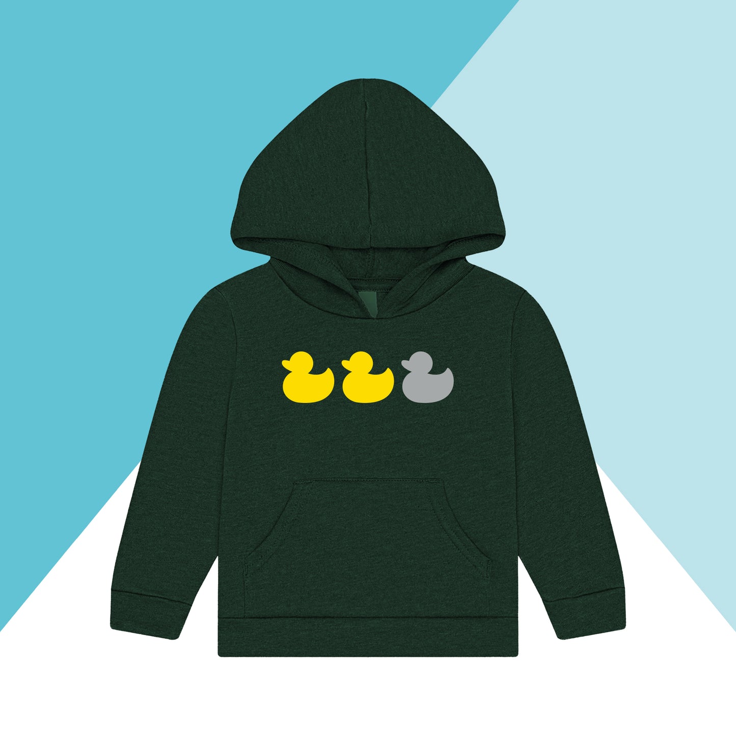 Duck Duck Grey Duck Toddler Hoodie Sweatshirt North Owl Apparel