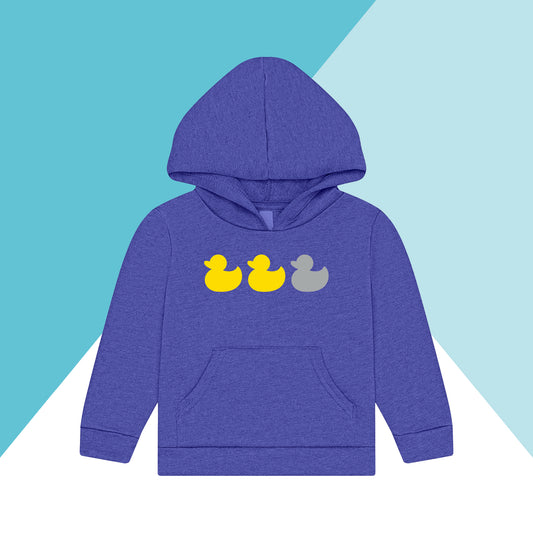 Duck Duck Grey Duck Toddler Hoodie Sweatshirt North Owl Apparel